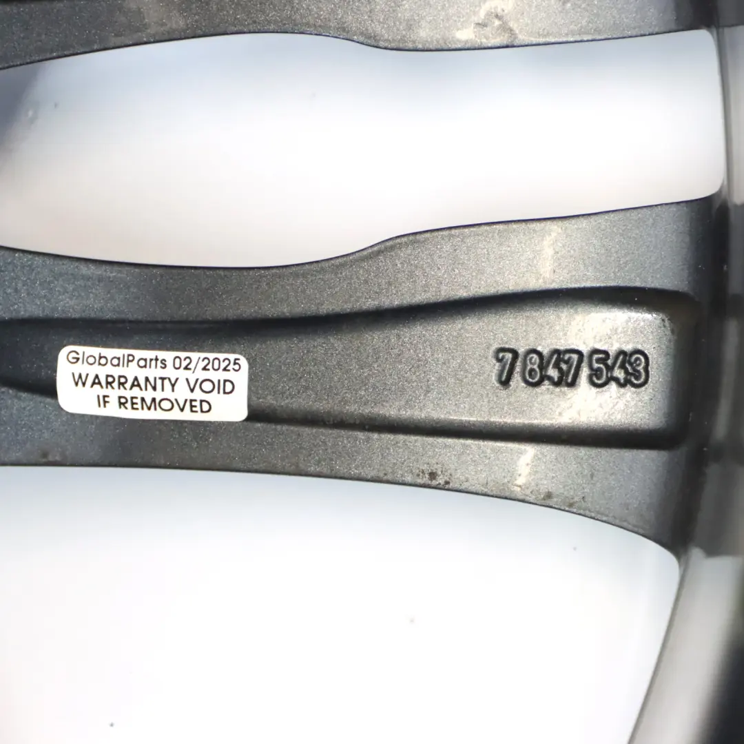 BMW F34 GT Cerchio In Lega 19" 8J ET:30 M Doppie Razze 598M - SKU 7847543-1 - Numero di parte 7847543