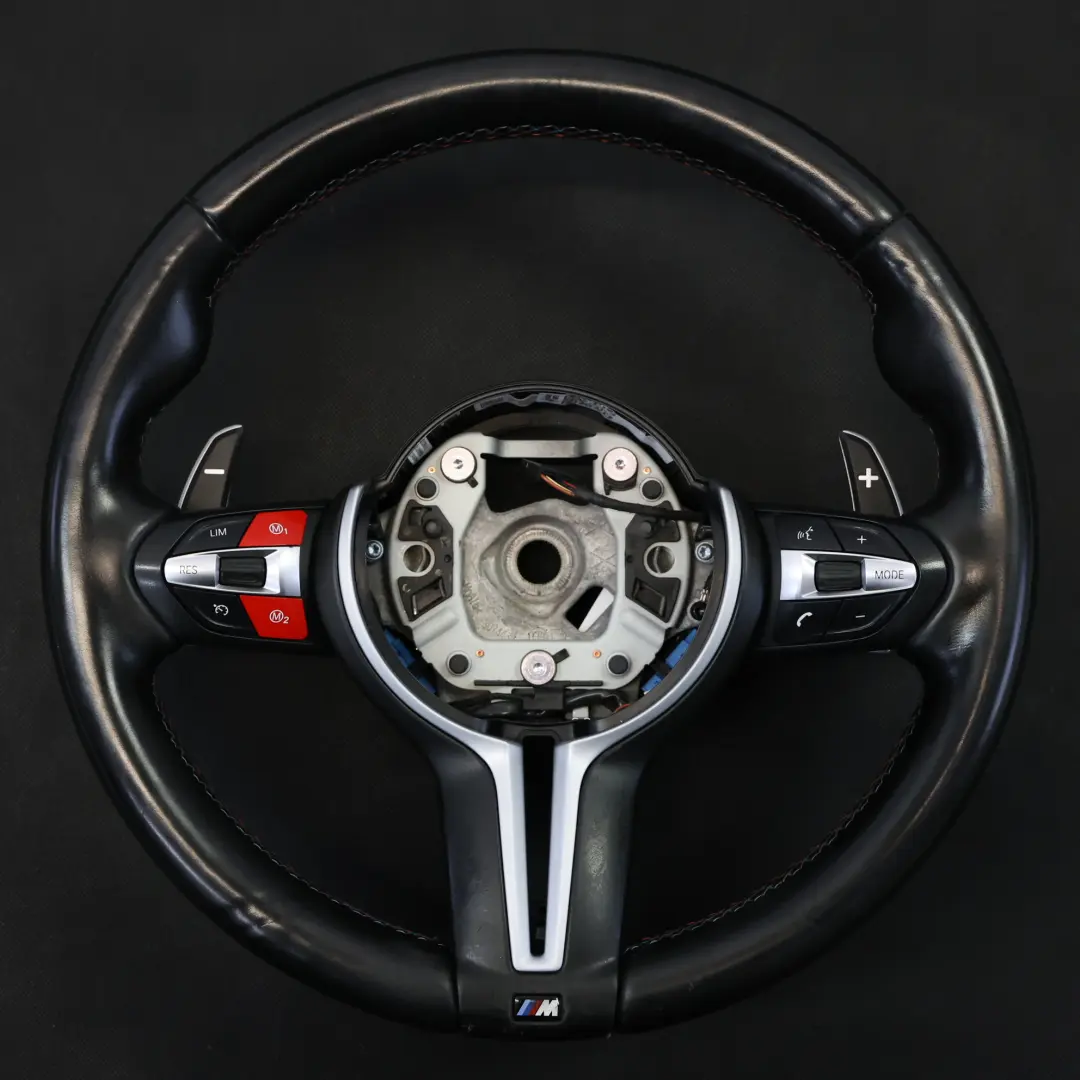  Steering Wheel BMW F80 M3 F82 M4 Black Leather M Sport Paddle Shift - SKU 7847606-7 - Part number 7847606