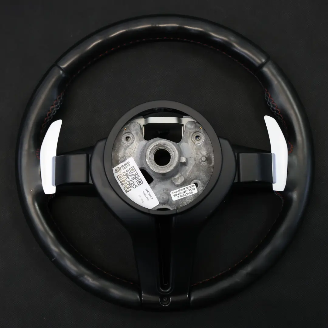 Pelle Nera M Sport Cambio al Volante per Volante BMW F80 M3 F82 M4 In con numero di parte 7847606 Volante BMW F80 M3 F82 M4 In Pelle Nera M Sport Cambio al Volante - SKU 7847606-7 - Numero di parte 7847606