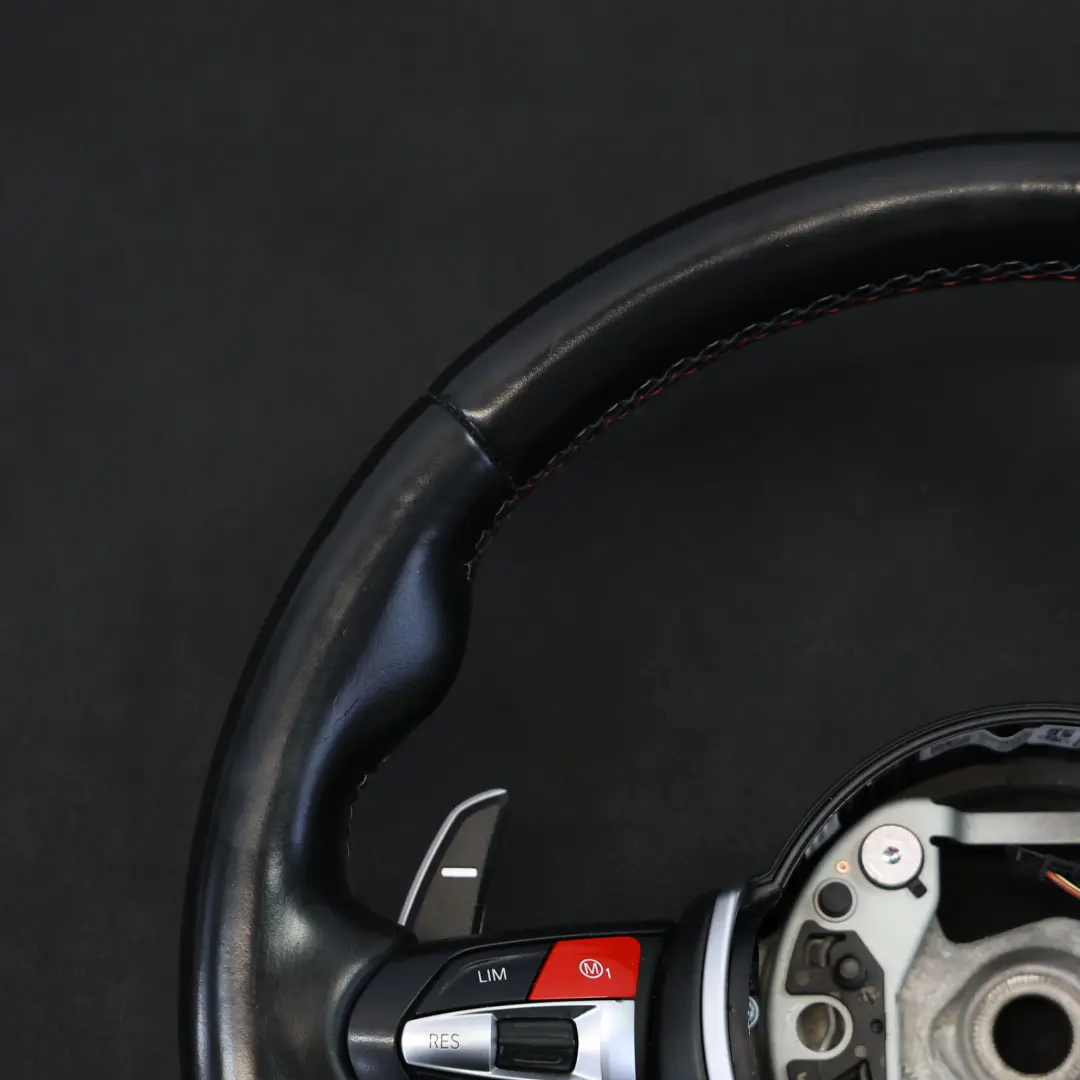  Steering Wheel BMW F80 M3 F82 M4 Black Leather M Sport Paddle Shift - SKU 7847606-7 - Part number 7847606