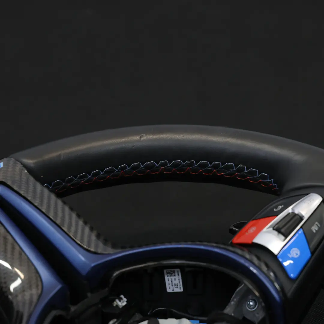 Kierownica M Performance Czarna Skóra Grzana Łopatki do BMW F87 M2 F80 M3 o numerze 7847607 BMW F87 M2 F80 M3 Kierownica M Performance Czarna Skóra Grzana Łopatki - SKU 7847607-4 - Numer Części 7847607