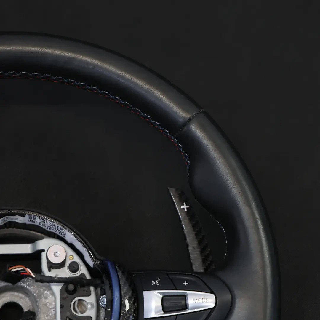 Lenkrad BMW F87 M2 F80 M3 M Performance Schwarz Leder Beheizt Schaltwippen für mit Teilenummer 7847607 Lenkrad BMW F87 M2 F80 M3 M Performance Schwarz Leder Beheizt Schaltwippen - SKU 7847607-4 - Teilenummer 7847607