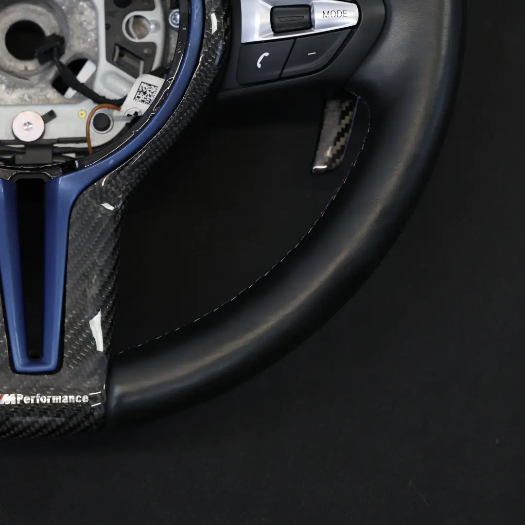 Volant BMW F87 M2 F80 M3 M Performance Cuir Noir Palettes Changement Vitesse pour à propos du numéro de pièce 7847607 Volant BMW F87 M2 F80 M3 M Performance Cuir Noir Palettes Changement Vitesse - SKU 7847607-4 - Numéro de pièce 7847607