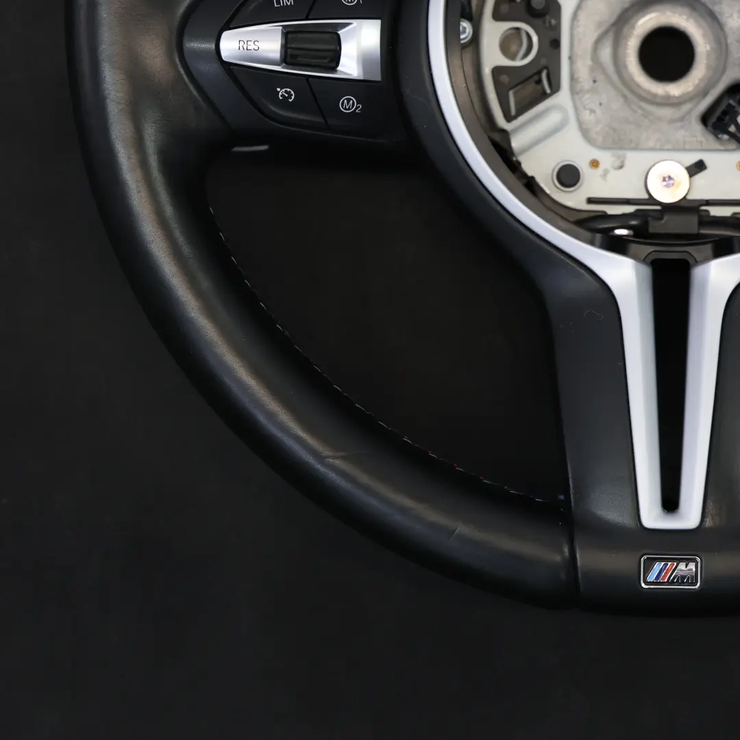 Kierownica M Sport Czarna Skóra Grzana Łopatki do BMW F87 M2 F80 M3 F82 M4 o numerze 7847607 BMW F87 M2 F80 M3 F82 M4 Kierownica M Sport Czarna Skóra Grzana Łopatki - SKU 7847607 - Numer Części 7847607