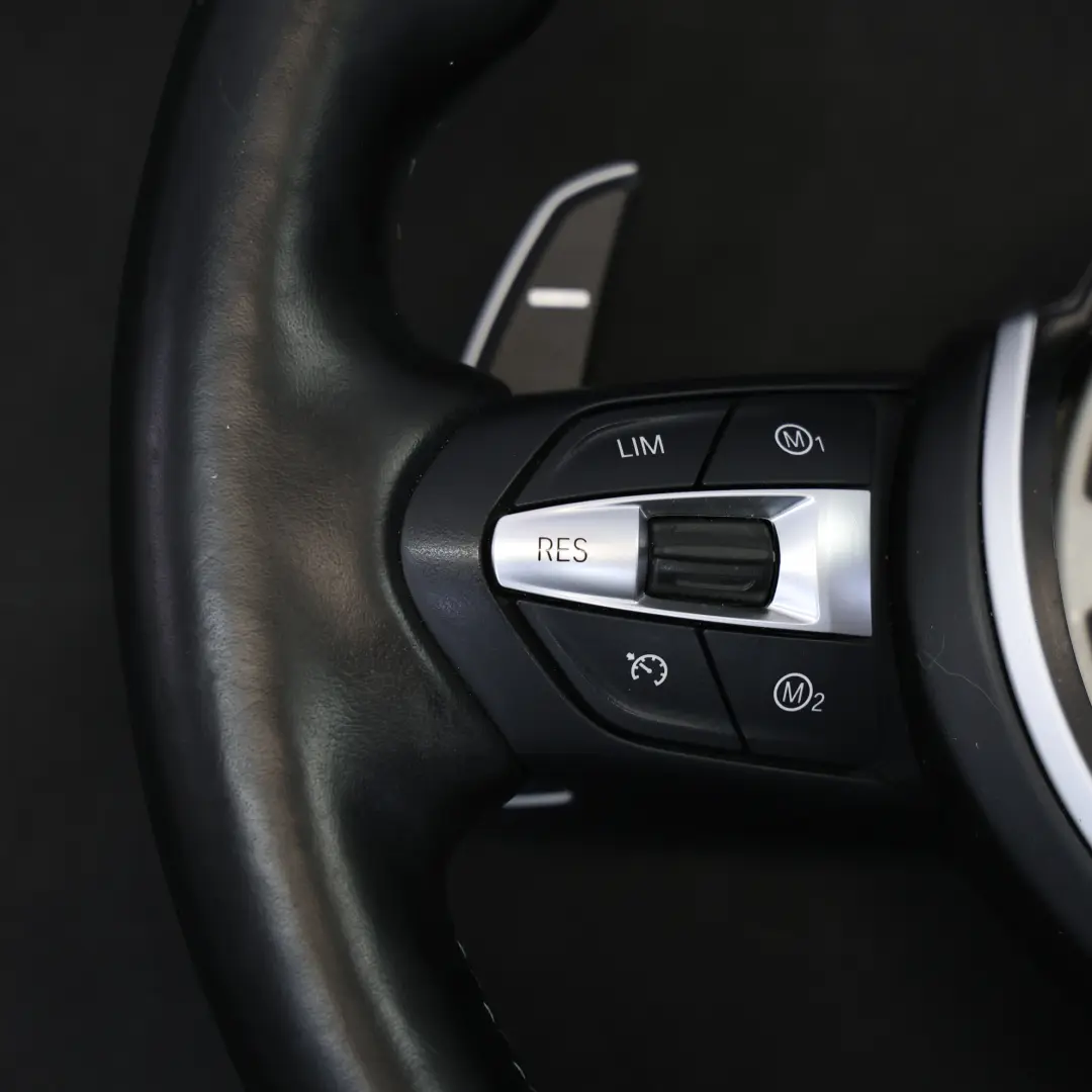 BMW F87 M2 F80 M3 F82 M4 Kierownica M Sport Czarna Skóra Grzana Łopatki - SKU 7847607 - Numer Części 7847607