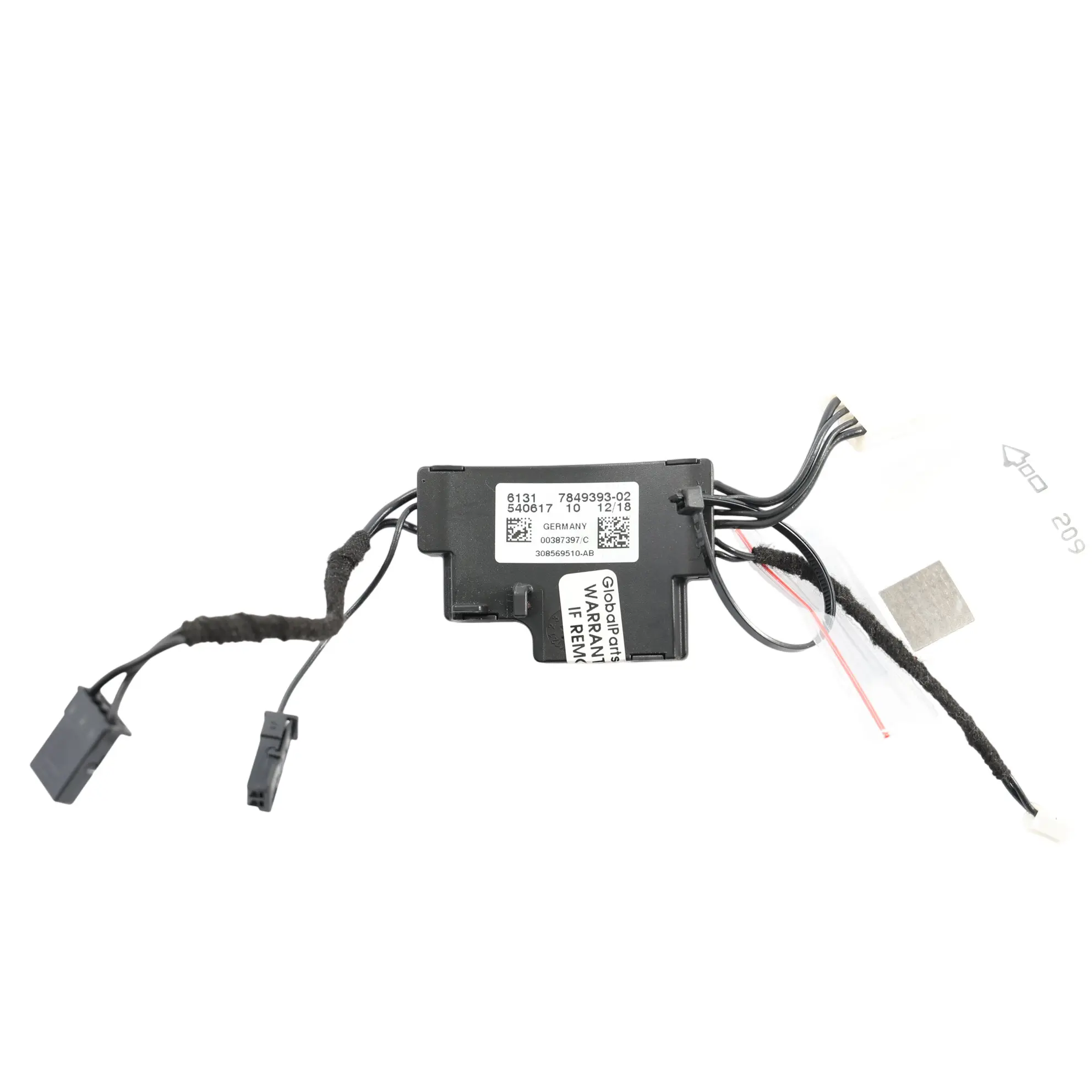 Steering Wheel Module BMW F20 F21 F30 F31 F32 Heating Control Unit 7849393