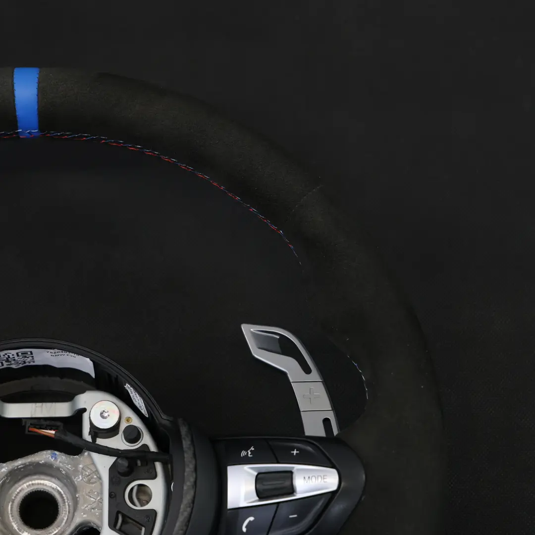 Volant BMW F20 F21 LCI F30 F31 F32 M Sport Alcantara Palettes Changement Vitesse pour à propos du numéro de pièce 7850403 Volant BMW F20 F21 LCI F30 F31 F32 M Sport Alcantara Palettes Changement Vitesse - SKU 7850403-10 - Numéro de pièce 7850403