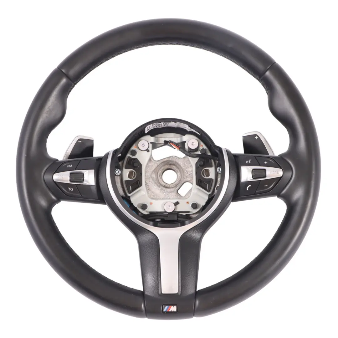 Cuero Negro M Sport Palanca de Cambio para Volante BMW F06 F07 F10 F11 LCI F13 con número de pieza 7851234 Volante BMW F06 F07 F10 F11 LCI F13 Cuero Negro M Sport Palanca de Cambio - SKU 7851234 - Número de pieza 7851234