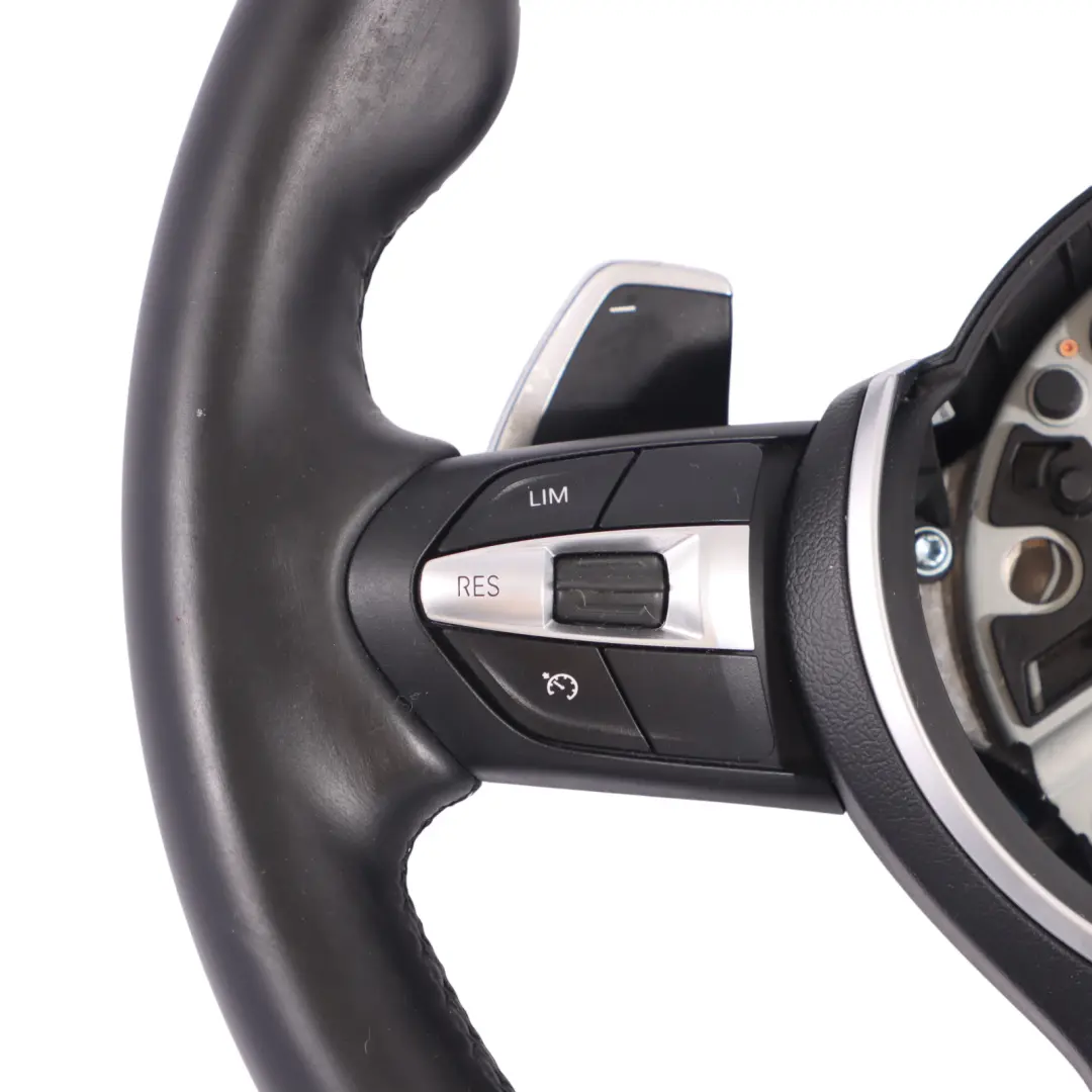 Kierownica Czarna Skóra M Sport Pakiet Łopatki do BMW F06 F07 F10 F11 LCI F13 o numerze 7851234 BMW F06 F07 F10 F11 LCI F13 Kierownica Czarna Skóra M Sport Pakiet Łopatki - SKU 7851234 - Numer Części 7851234