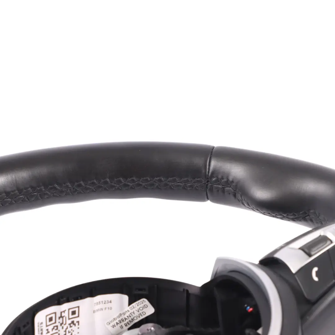 Lenkrad BMW F06 F07 F10 F11 LCI F13 Schwarz Leder M Sport Schaltwippen  - SKU 7851234 - Teilenummer 7851234
