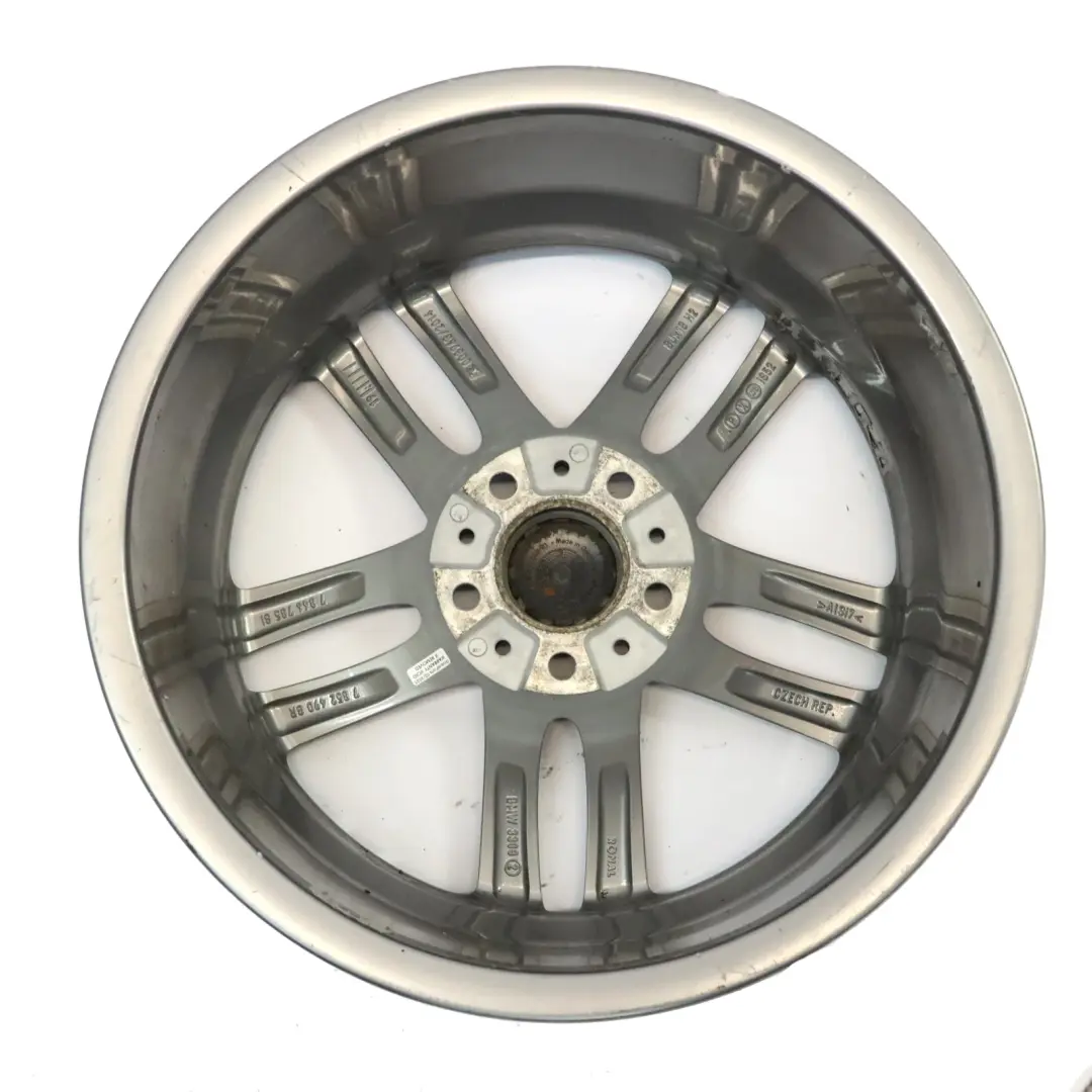 Ferric Grey Rear Alloy Wheel Rim 18" 8J ET:52 M Double Spoke 461 to BMW F20 F21 with Part number 7852490 BMW F20 F21 Ferric Grey Rear Alloy Wheel Rim 18" 8J ET:52 M Double Spoke 461 - SKU 7852490-3 - Part number 7852490