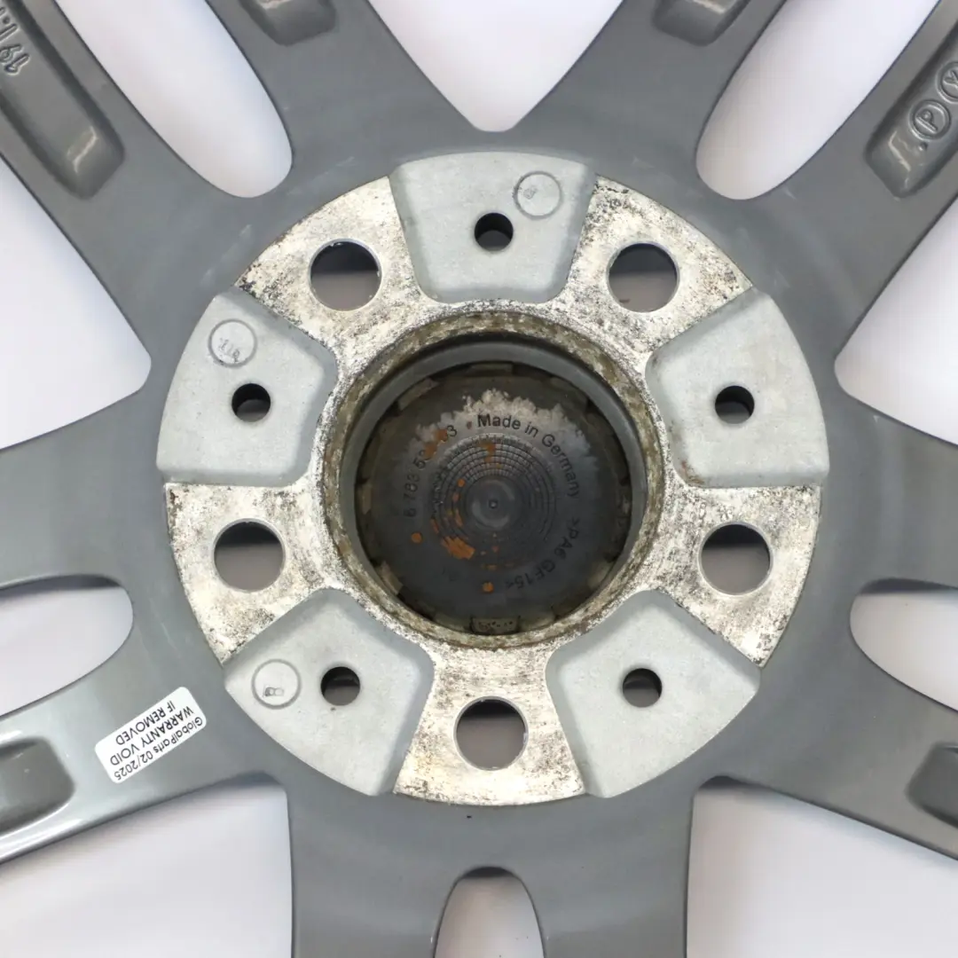 BMW F20 F21 Cerchio lega posteriore grigio ferrico 18" 8J ET:52 M Doppie 461 - SKU 7852490-3 - Numero di parte 7852490