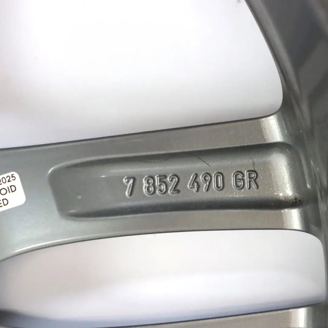 BMW F20 F21 Cerchio lega posteriore grigio ferrico 18" 8J ET:52 M Doppie 461 - SKU 7852490-3 - Numero di parte 7852490