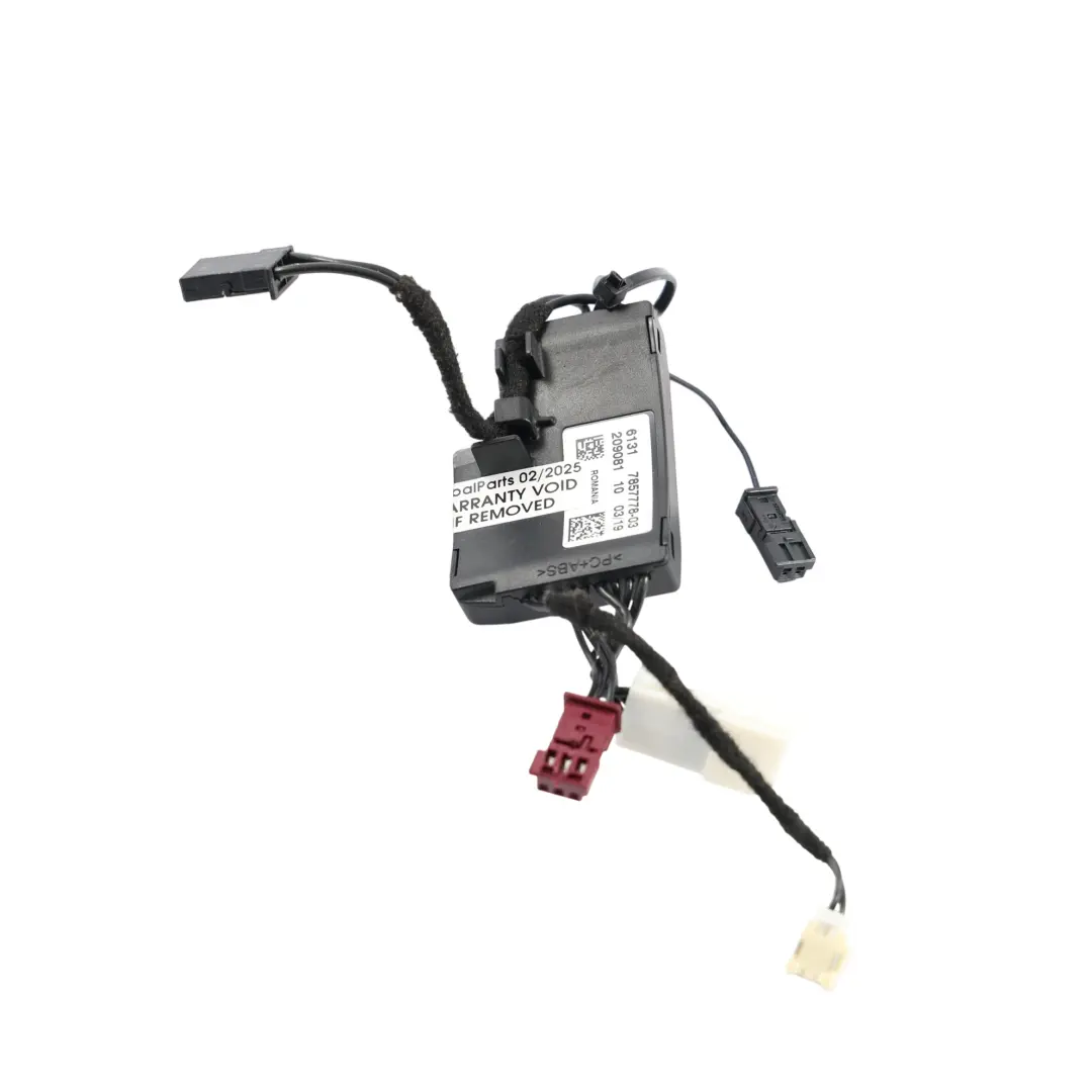  Módulo De Volante BMW X3 G01 X5 G05 G20 G30 Unidad Control Calefacción - SKU 7857778 - Número de pieza 7857778