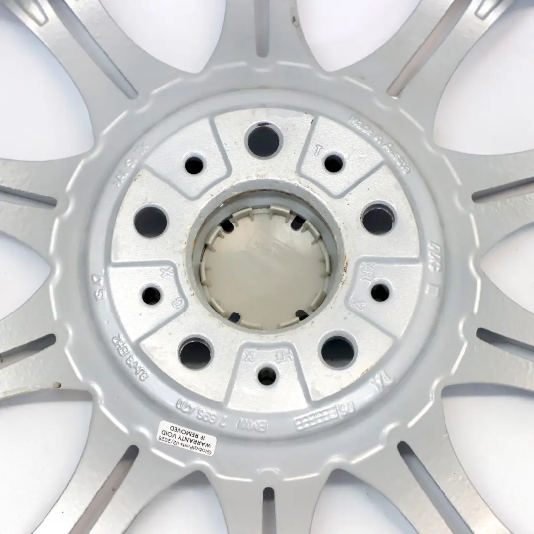 BMW E46 Z4 E85 llanta Aleación Delantera Plata 18 "8J ET:47 M Doble Radio 135 - SKU 7896470-1 - Número de pieza 7896470