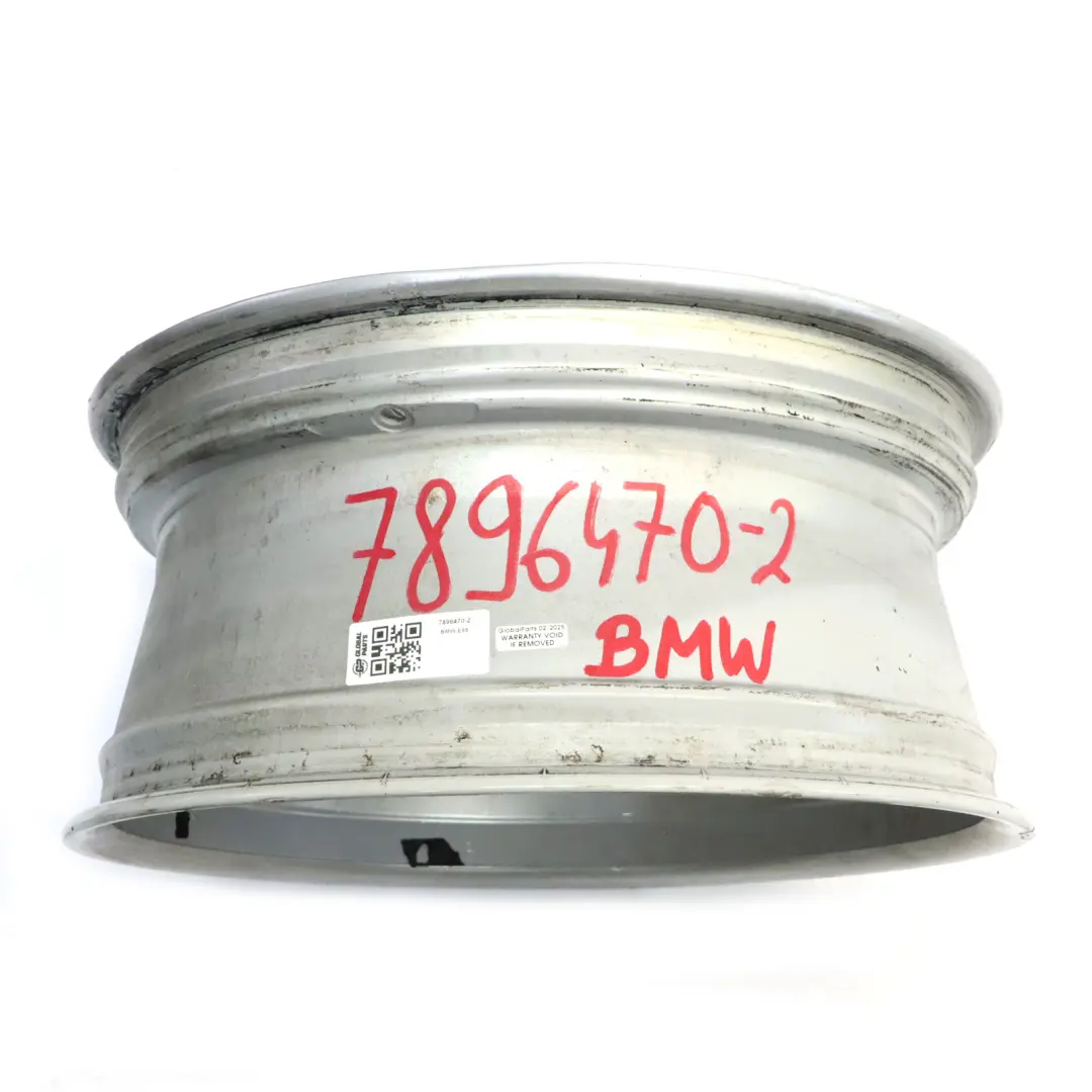 BMW E46 E85 Argent Avant Aluminium Jante Alliage 18" 8J ET:47 M Rayons - SKU 7896470-2 - Numéro de pièce 7896470