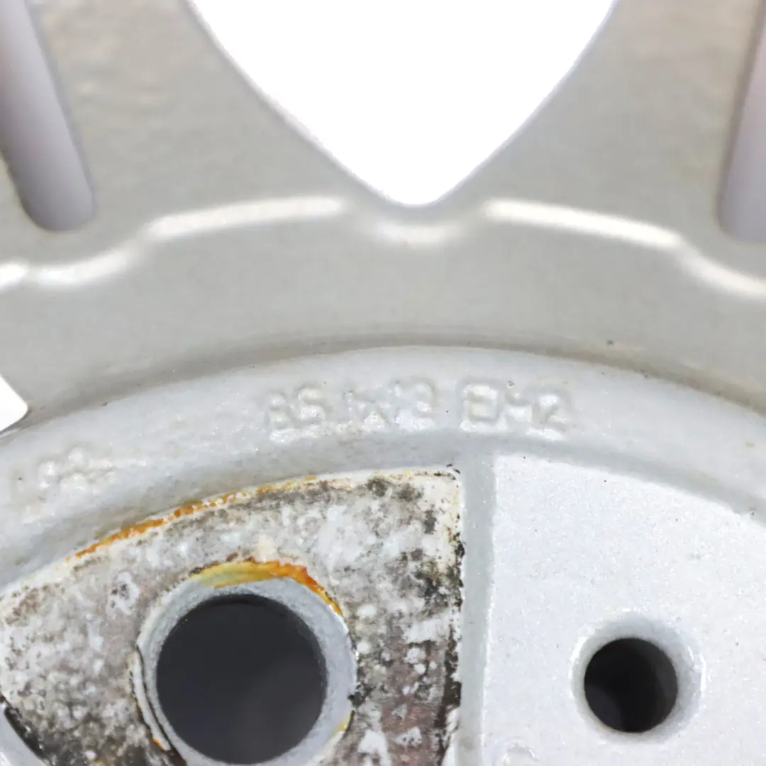 Alloy Wheel Rim 18" 8,5J ET:50 M Double Spoke 135 to BMW E46 Z4 E85 Silver Rear with Part number 7896490 BMW E46 Z4 E85 Silver Rear Alloy Wheel Rim 18" 8,5J ET:50 M Double Spoke 135 - SKU 7896490-3 - Part number 7896490