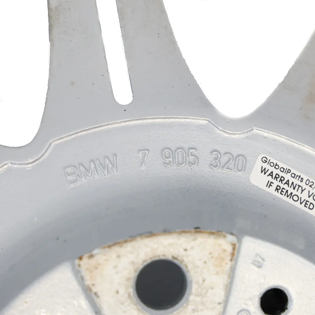 Alloy Wheel Rim 18" 8J ET:20 M Double Spoke 135 to BMW E60 E61 Silver with Part number 7905320 BMW E60 E61 Silver Alloy Wheel Rim 18" 8J ET:20 M Double Spoke 135 - SKU 7905320-1 - Part number 7905320