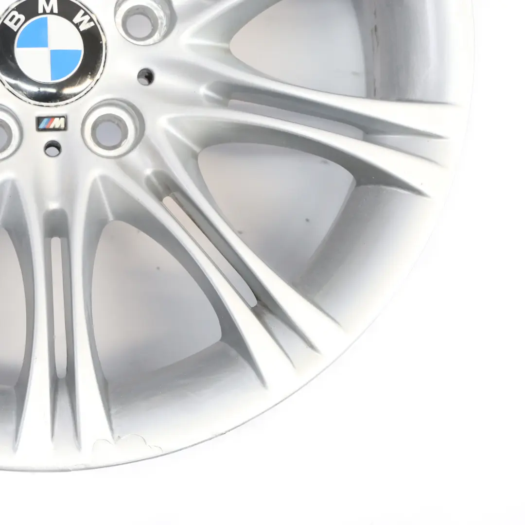 BMW E60 E61 Silver Alloy Wheel Rim 18" 8J ET:20 M Double Spoke 135 - SKU 7905320-1 - Part number 7905320