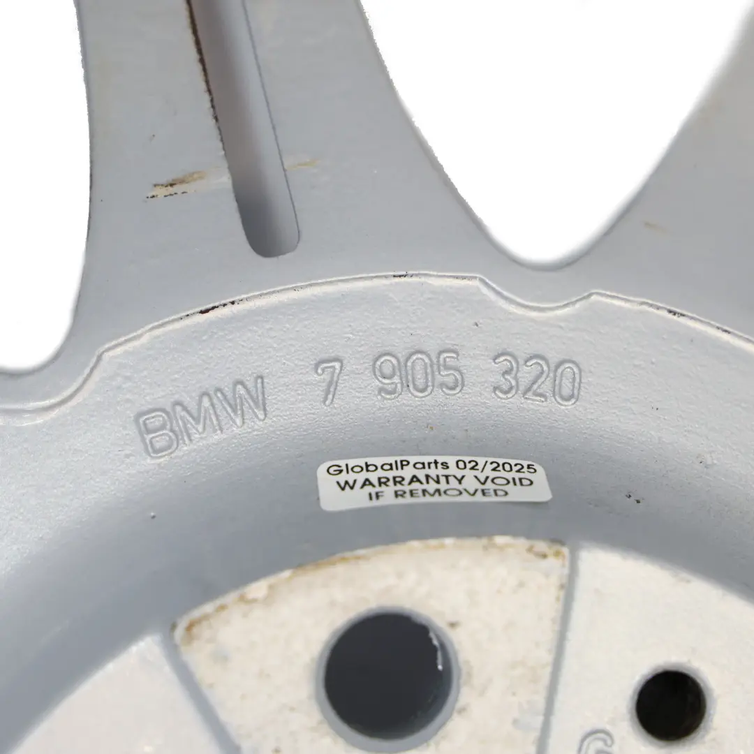 BMW E60 E61 Argento Cerchio In Lega 18" 8J ET:20 M Doppie Razze 135 - SKU 7905320-5 - Numero di parte 7905320