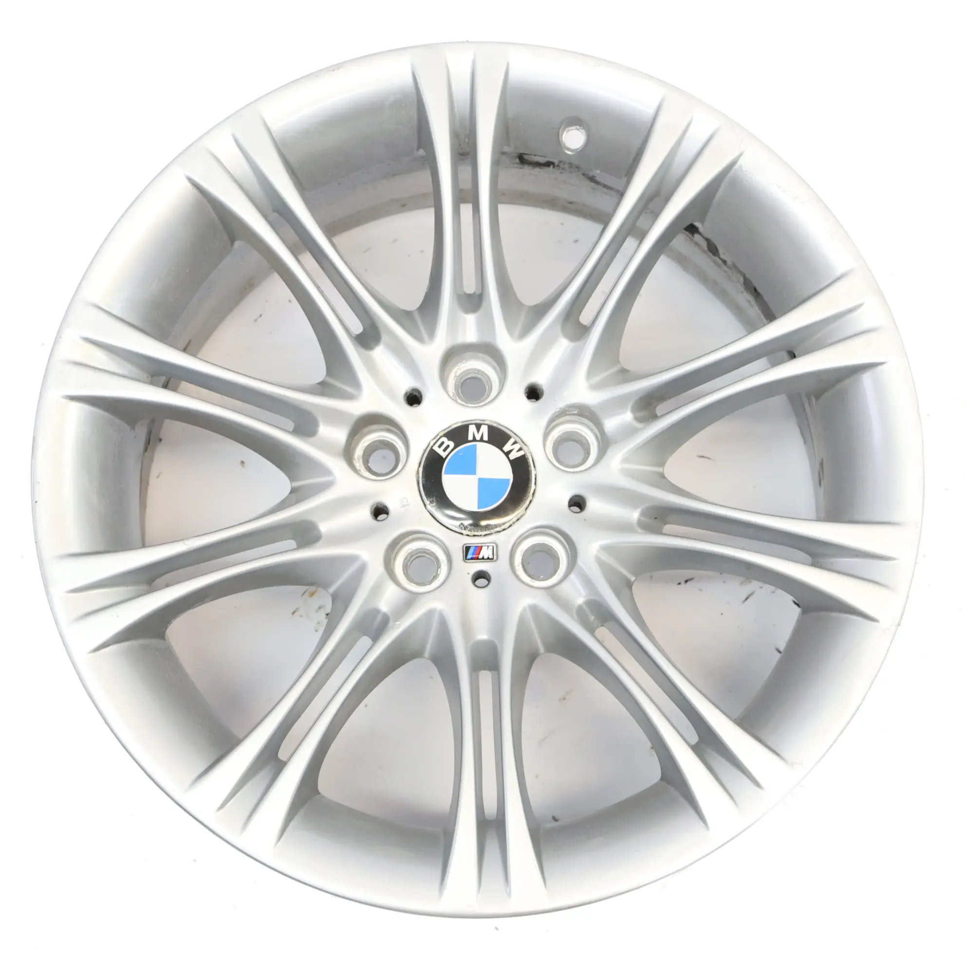 BMW E60 E61 Silver Alloy Wheel Rim 18" 8J ET:20 M Double Spoke 135 7905320