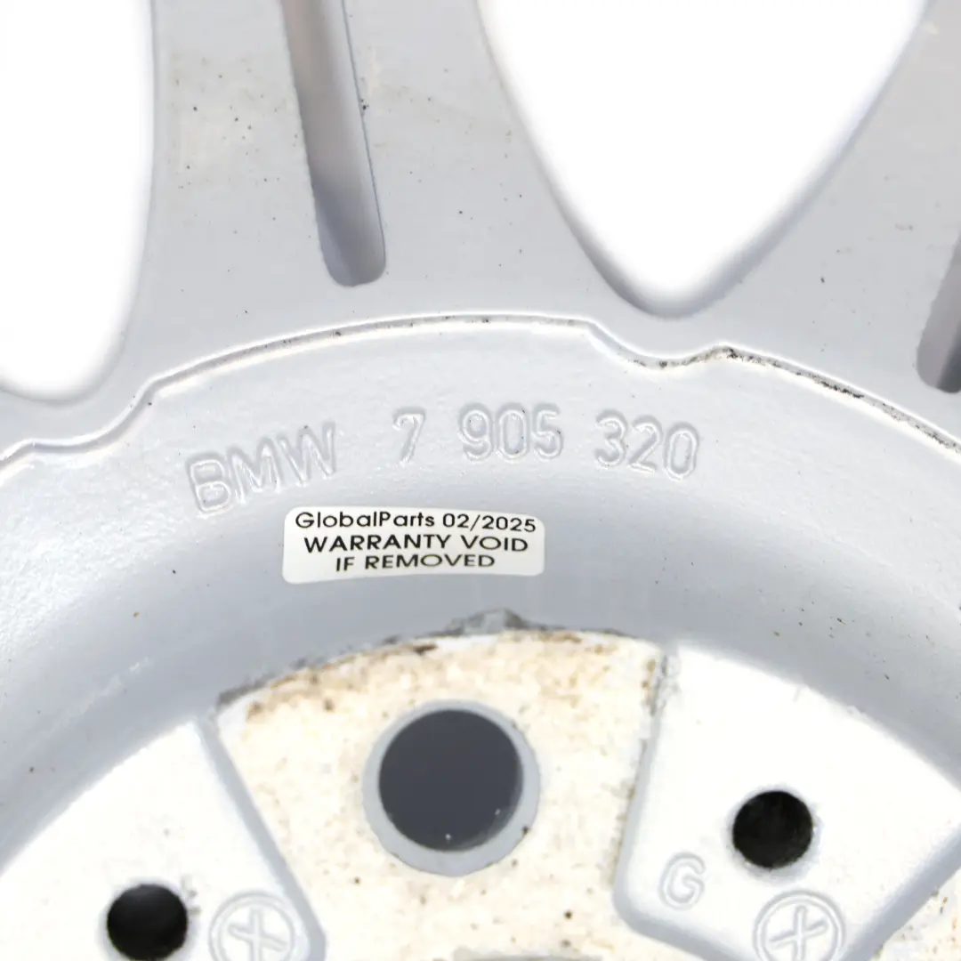 Alloy Wheel Rim 18" 8J ET:20 M Double Spoke 135 to BMW E60 E61 Silver with Part number 7905320 BMW E60 E61 Silver Alloy Wheel Rim 18" 8J ET:20 M Double Spoke 135 - SKU 7905320-6 - Part number 7905320