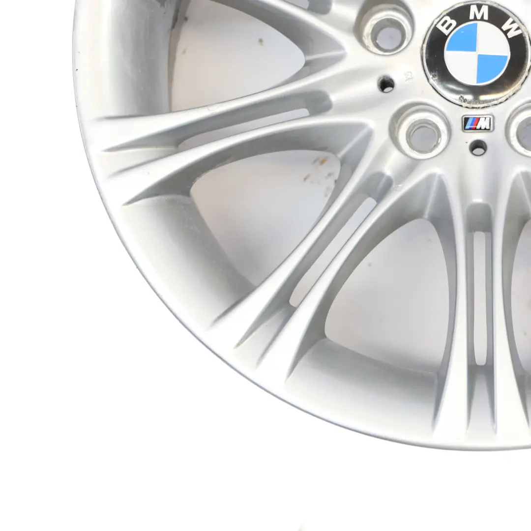 BMW E60 E61 Silver Alloy Wheel Rim 18" 8J ET:20 M Double Spoke 135 - SKU 7905320-6 - Part number 7905320