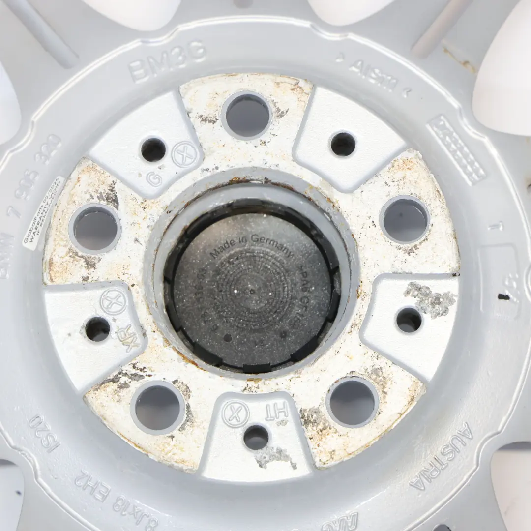 Alloy Wheel Rim 18" 8J ET:20 M Double Spoke 135 BMW E60 E61 Silver - SKU 7905320-7 - Part number 7905320