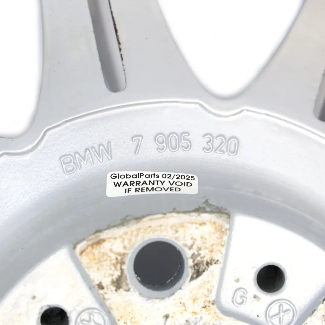 Alloy Wheel Rim 18" 8J ET:20 M Double Spoke 135 BMW E60 E61 Silver - SKU 7905320-7 - Part number 7905320