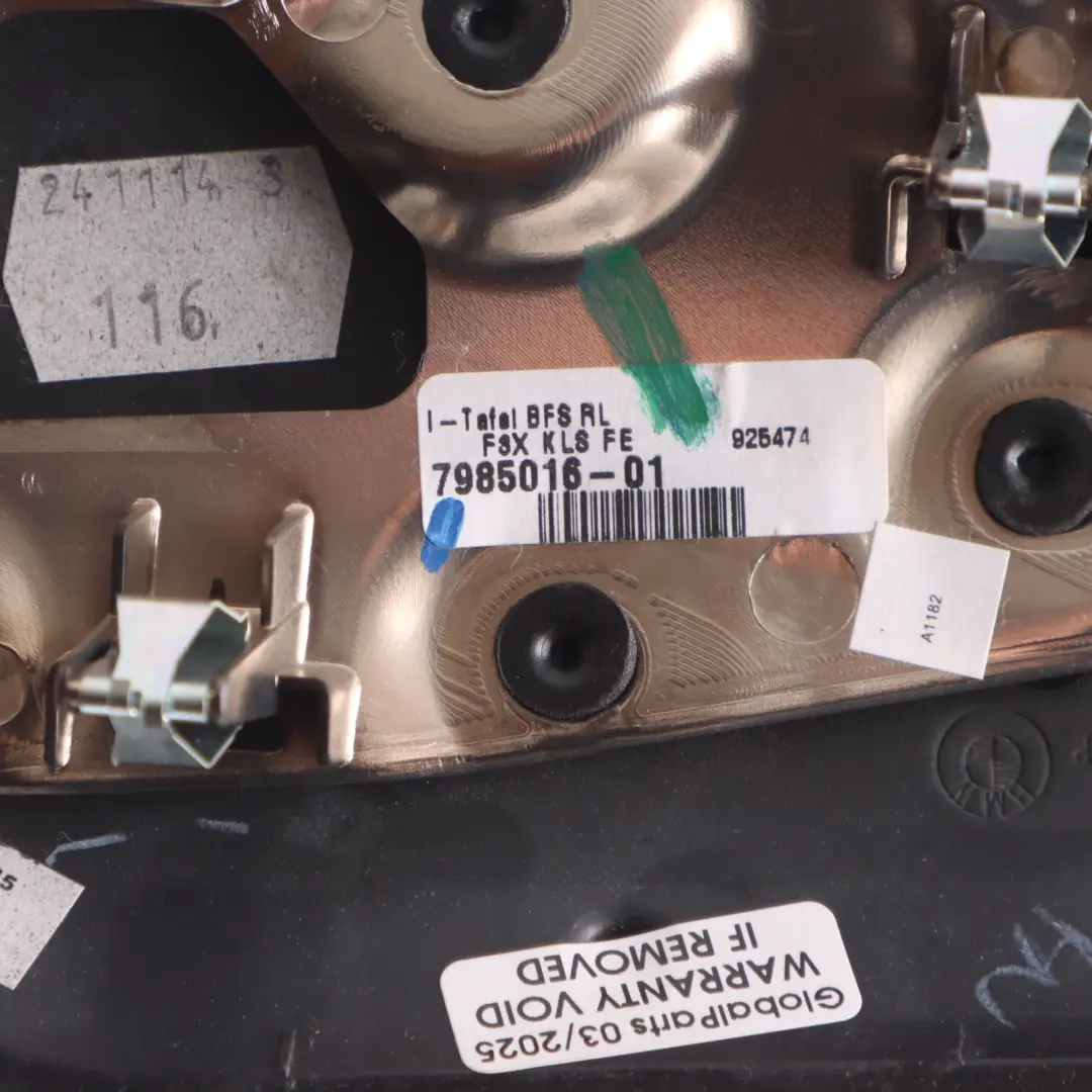 Trim Strip Dashboard Console Cover Panel Piano Black Set to BMW F30 F31 F36 F80 with Part number 7985016 BMW F30 F31 F36 F80 Trim Strip Dashboard Console Cover Panel Piano Black Set - SKU 7985016-1 - Part number 7985016