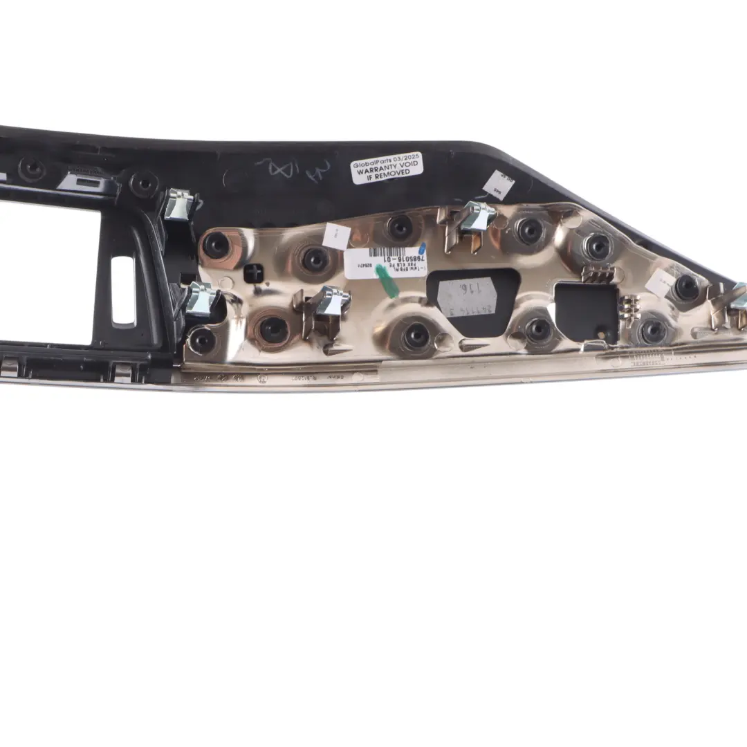 BMW F30 F31 F36 F80 Trim Strip Dashboard Console Cover Panel Piano Black Set - SKU 7985016-1 - Part number 7985016