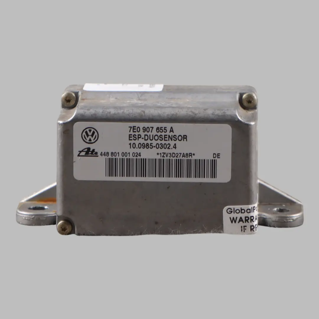 Audi TT 8J ESP YAW Lateral Acceleration Sensor - SKU 7E0907655A - Part number 7E0907655A