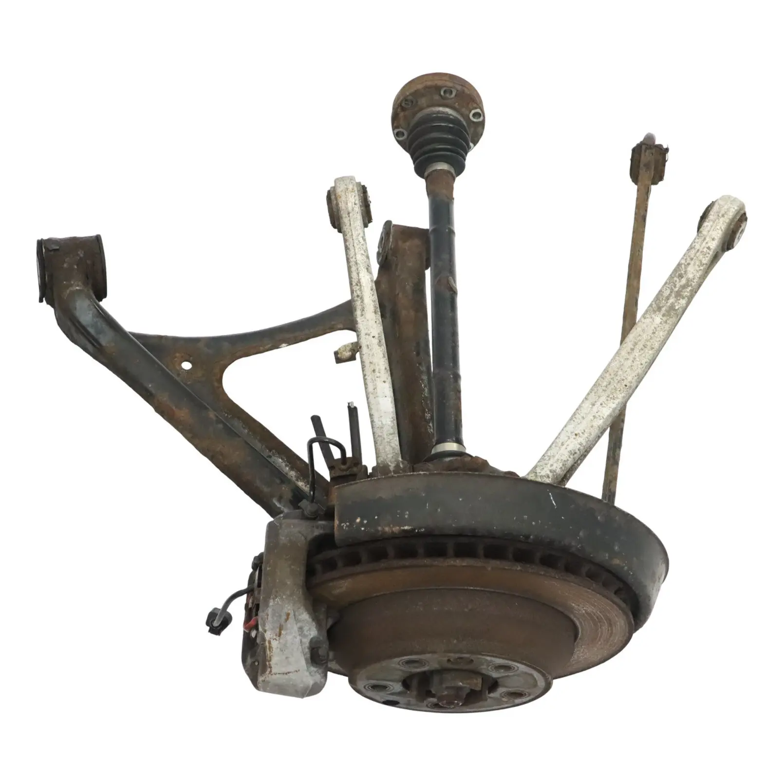 Volkswagen Touareg 7L Support De Roue Arrière Gauche Jambe De Suspension