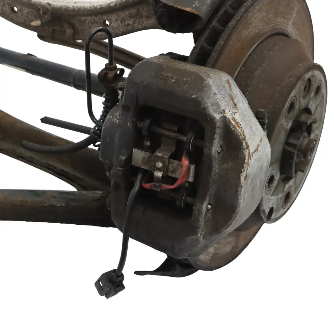 Volkswagen Touareg 7L Noga Zawieszenia Lewy Tył Zwrotnica Tarcza Zacisk - SKU 7L0505435B-1 - Numer Części 7L0505435B