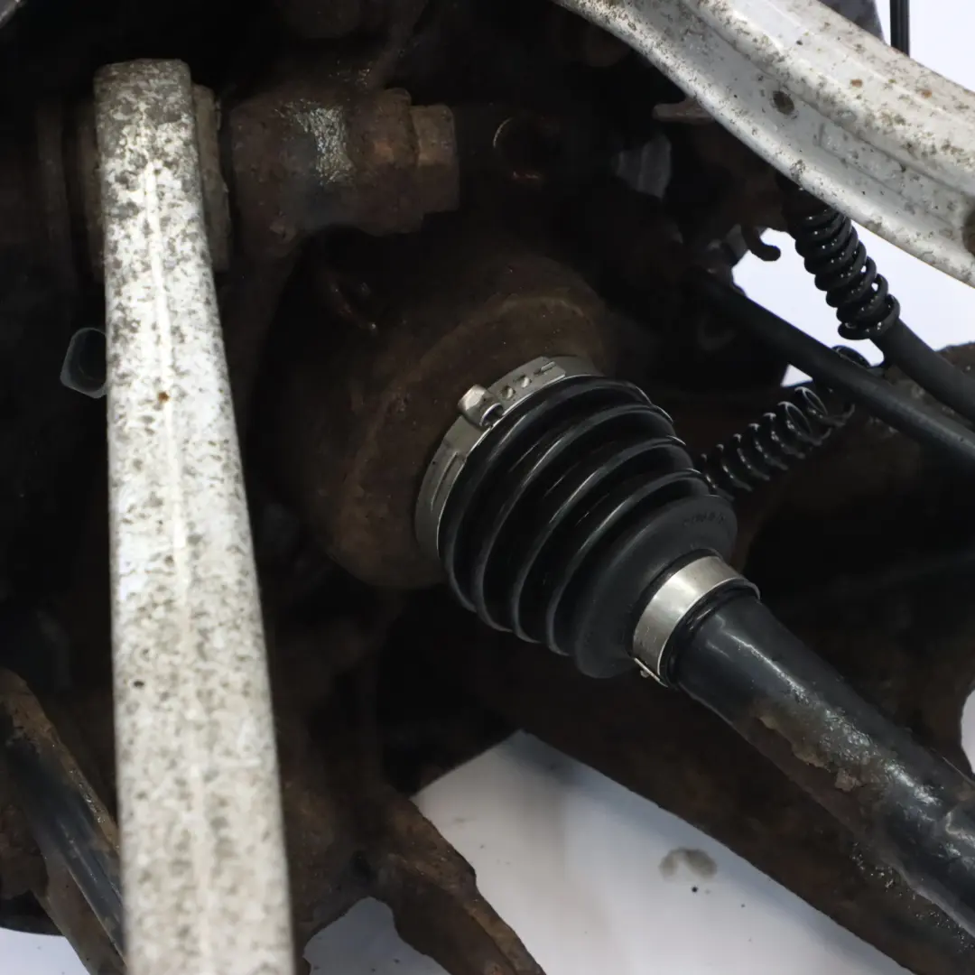 Volkswagen Touareg 7L Noga Zawieszenia Lewy Tył Zwrotnica Tarcza Zacisk - SKU 7L0505435B-1 - Numer Części 7L0505435B