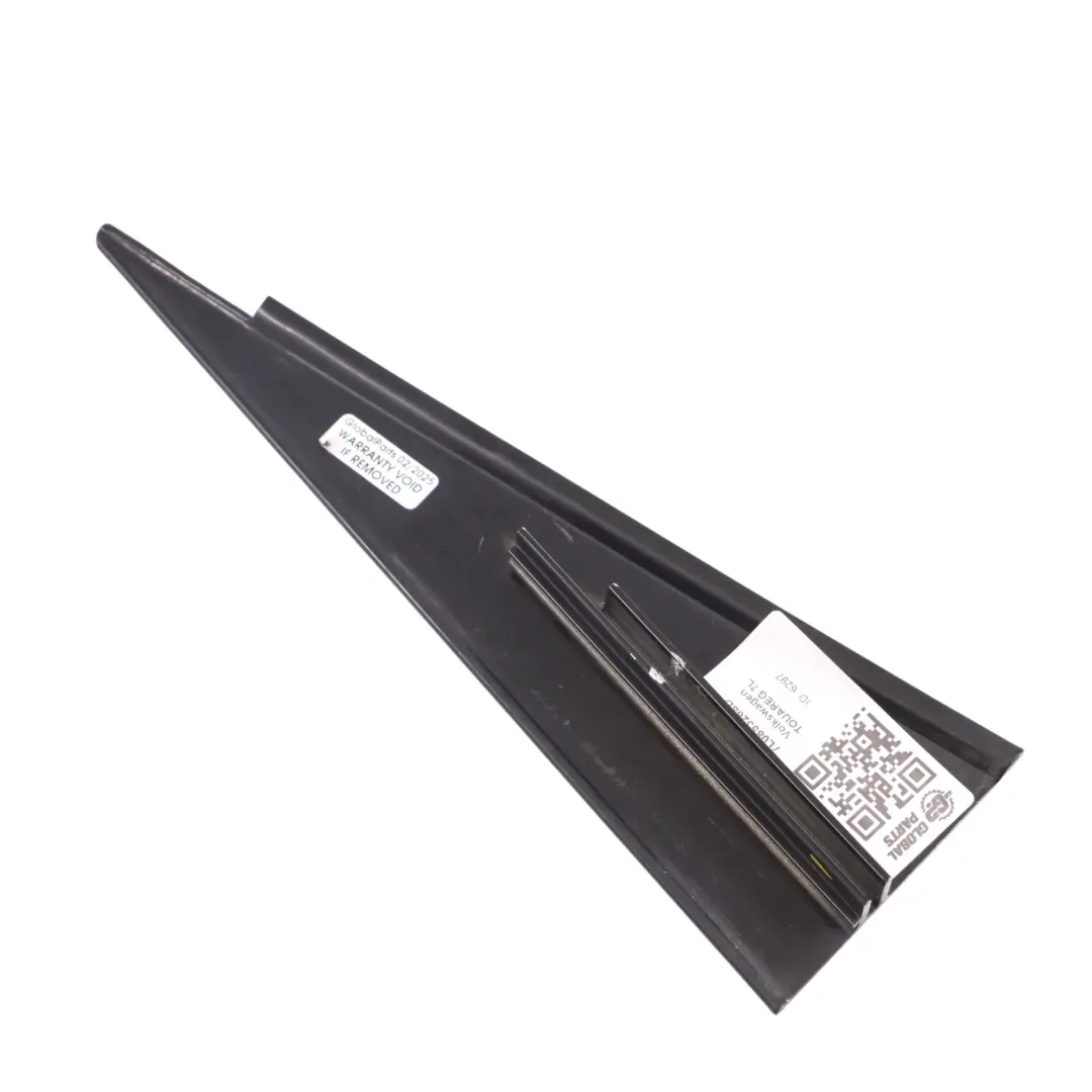 VW Volkswagen Touareg 7L Rear Door Window Outer Cover Trim Right O/S - SKU 7L0853268D - Part number 7L0853268D