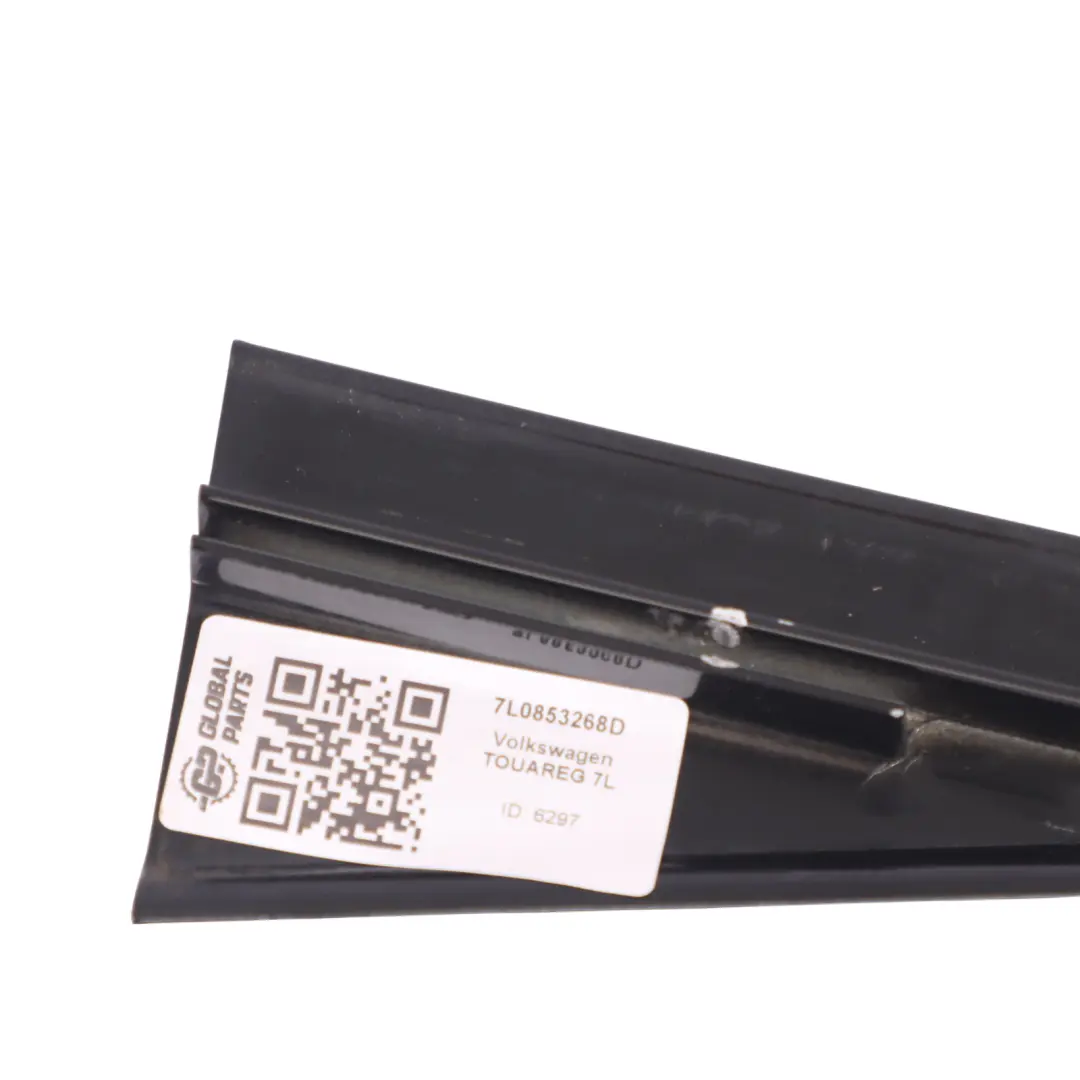 VW Volkswagen Touareg 7L Rear Door Window Outer Cover Trim Right O/S - SKU 7L0853268D - Part number 7L0853268D