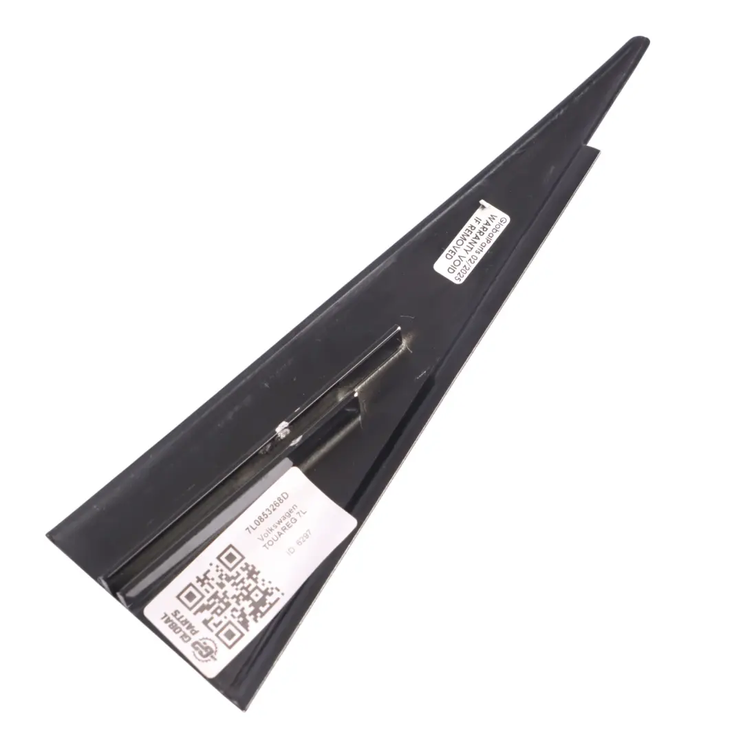 VW Volkswagen Touareg 7L Rear Door Window Outer Cover Trim Right O/S - SKU 7L0853268D - Part number 7L0853268D