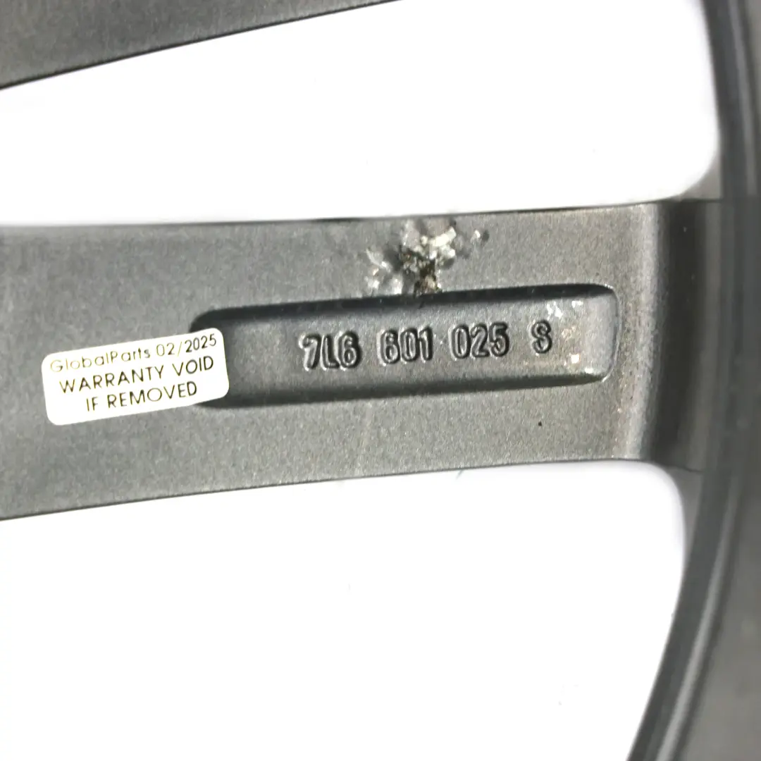 7L Wheel Alloy Rim 19" 9J ET:60 Star Double Spoke Volkswagen Touareg - SKU 7L6601025S-1 - Part number 7L6601025S