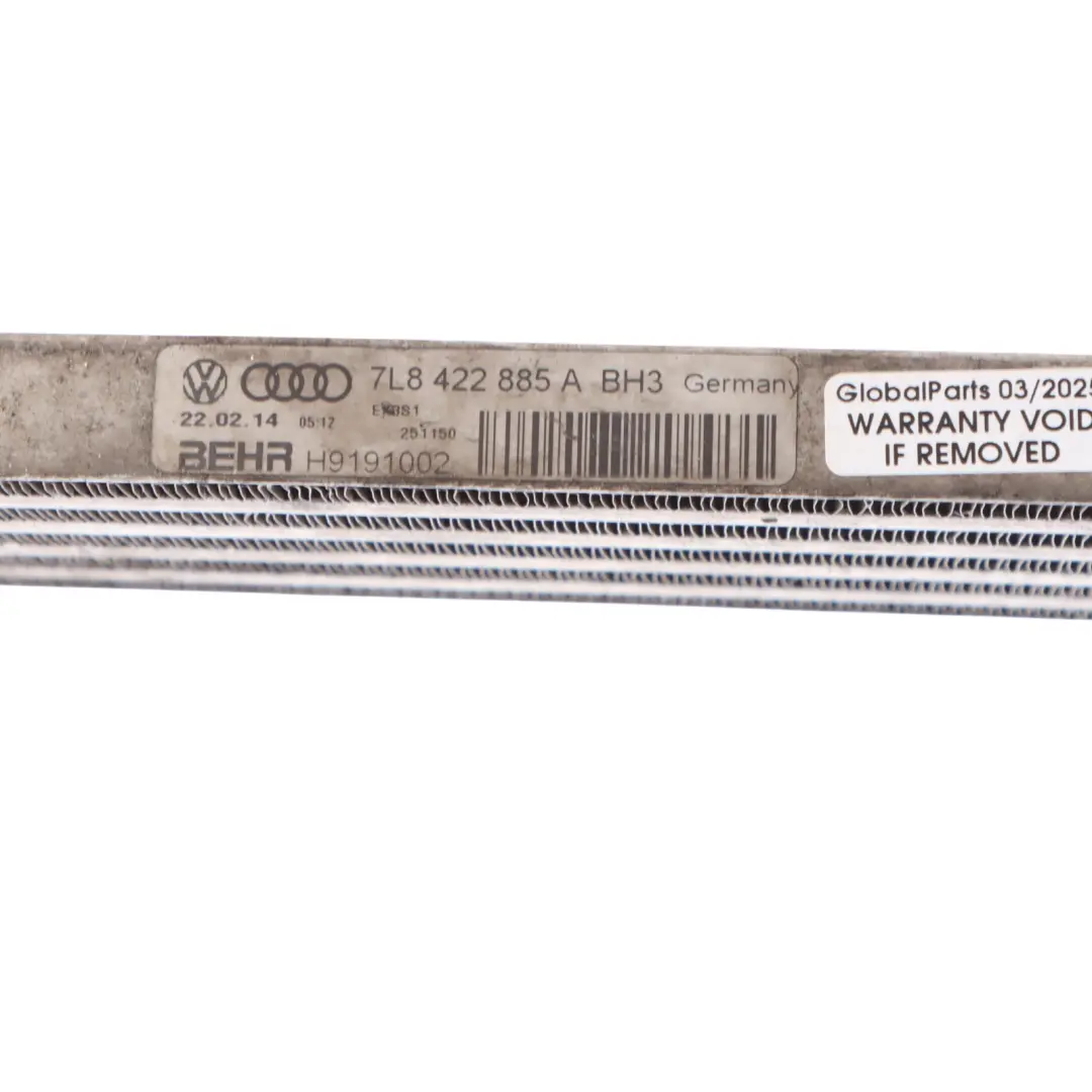 Steering Loop Fluid Cooler to Audi Q7 4L Power with Part number 7L8422885A Audi Q7 4L Power Steering Loop Fluid Cooler - SKU 7L8422885A - Part number 7L8422885A