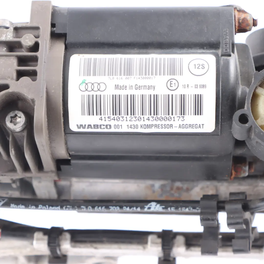 Audi Q7 4L 3,0 TDI Moteur Pompe Compresseur Suspension D'Air - SKU 7L8616006F - Numéro de pièce 7L8616006F