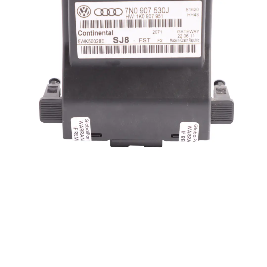 Gateway Modul Audi A3 8P Volkswagen Tiguan Zentral Steuergerät ECU für mit Teilenummer 7N0907530J Gateway Modul Audi A3 8P Volkswagen Tiguan Zentral Steuergerät ECU - SKU 7N0907530J - Teilenummer 7N0907530J