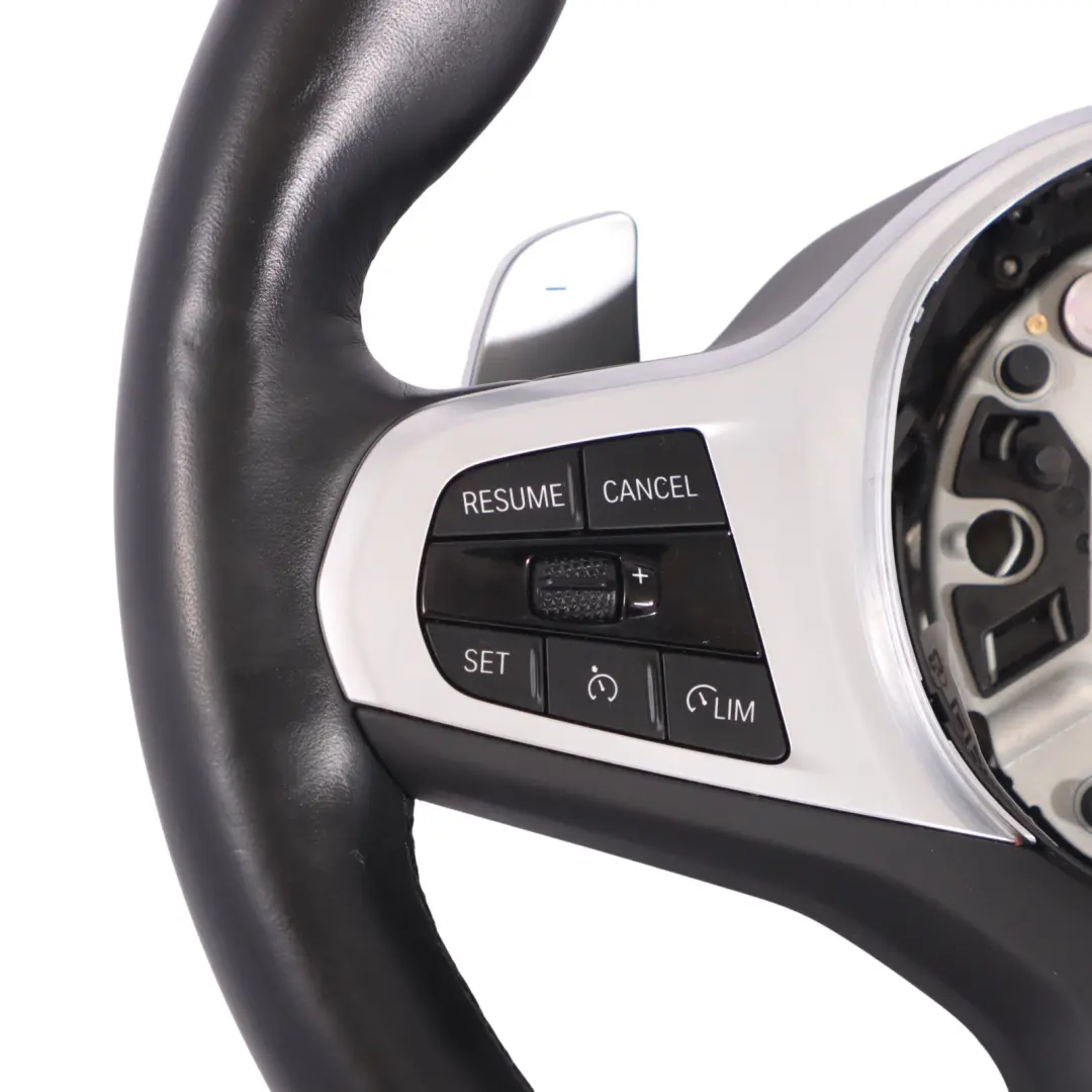 Steering Wheel BMW G30 G31 G32 X5 G05 M Sport Black Leather Paddle Shift Heated to with Part number 8008181 Steering Wheel BMW G30 G31 G32 X5 G05 M Sport Black Leather Paddle Shift Heated - SKU 8008181 - Part number 8008181