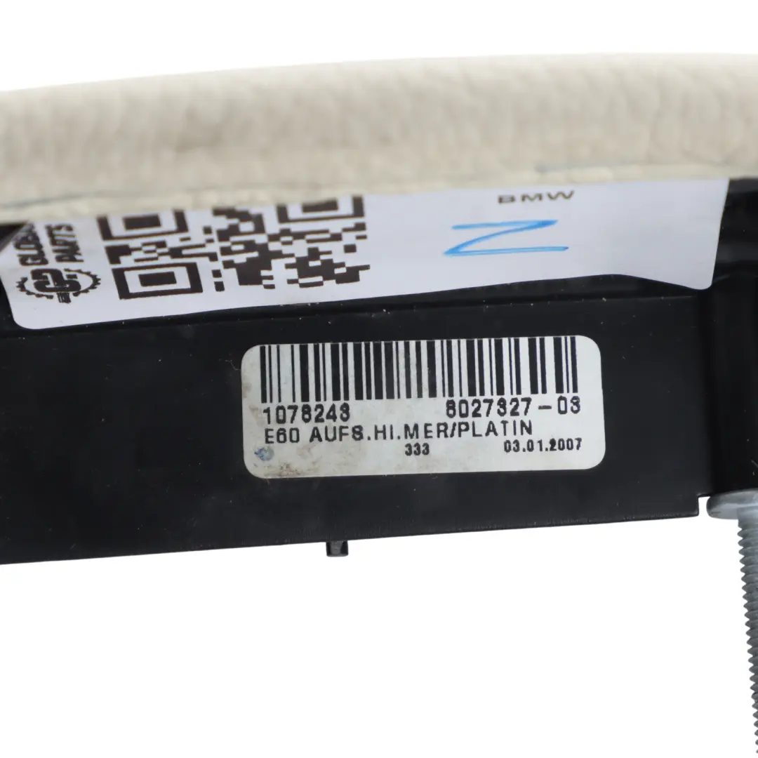 BMW E60 E61 Leather Handbrake Lever Cover Part - SKU 8028449 - Part number 8028449