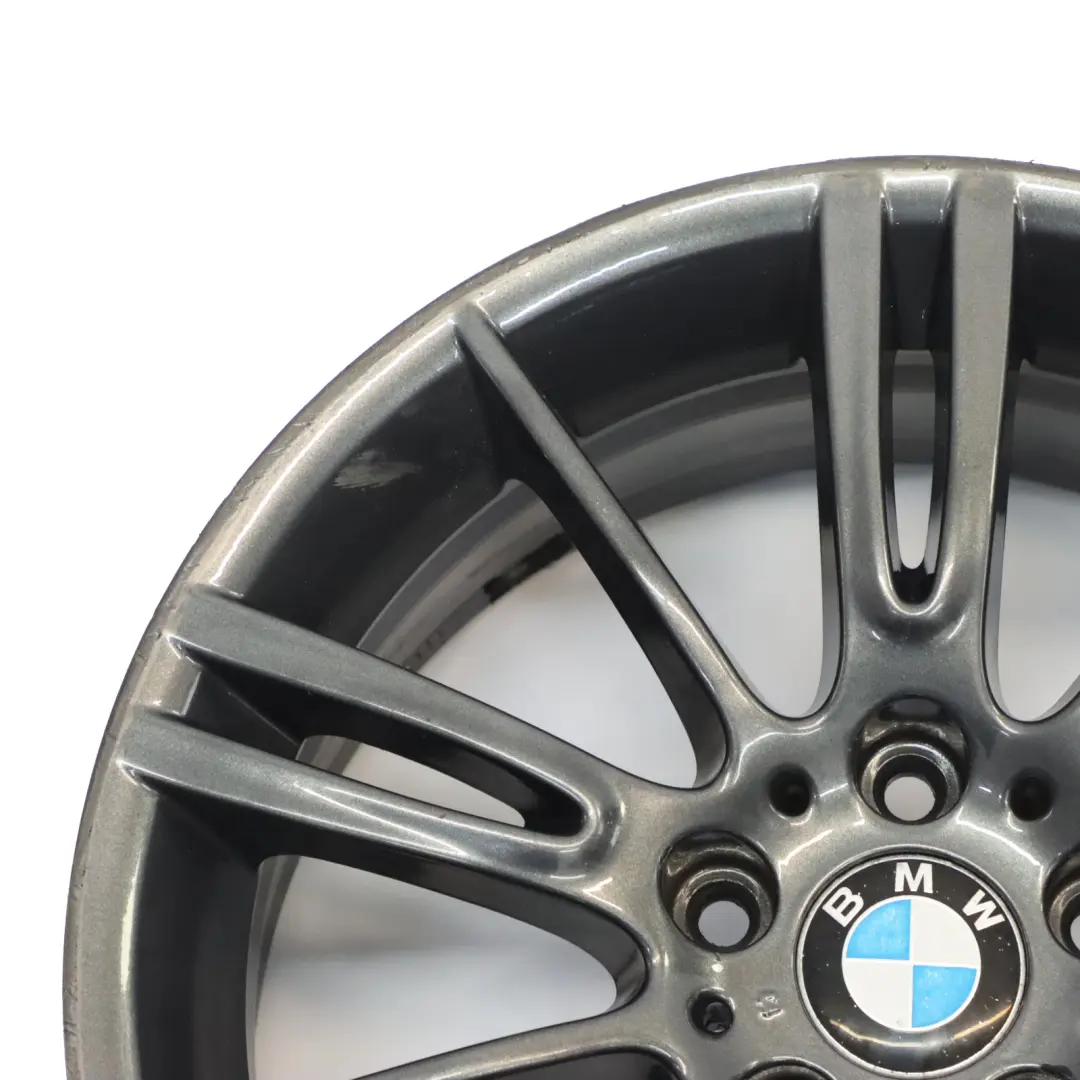 BMW E90 E91 E92 Cerchio lega anteriore grigio 18" 8J ET:34 M Spider Spoke 193 - SKU 8036933-11 - Numero di parte 8036933