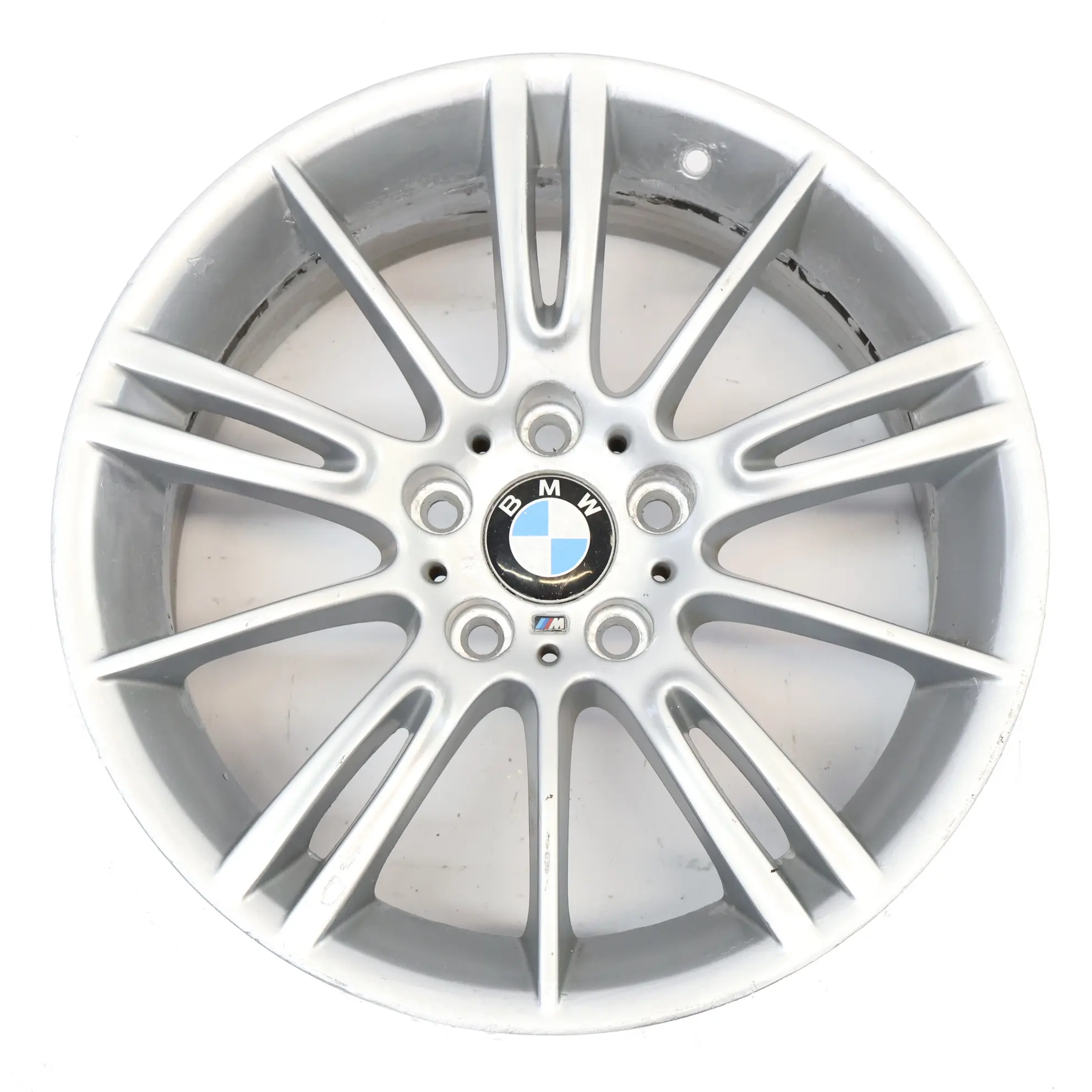 BMW E90 E91 E92 Cerchio lega anteriore argento 18" ET:34 8J M Spider Spoke 193