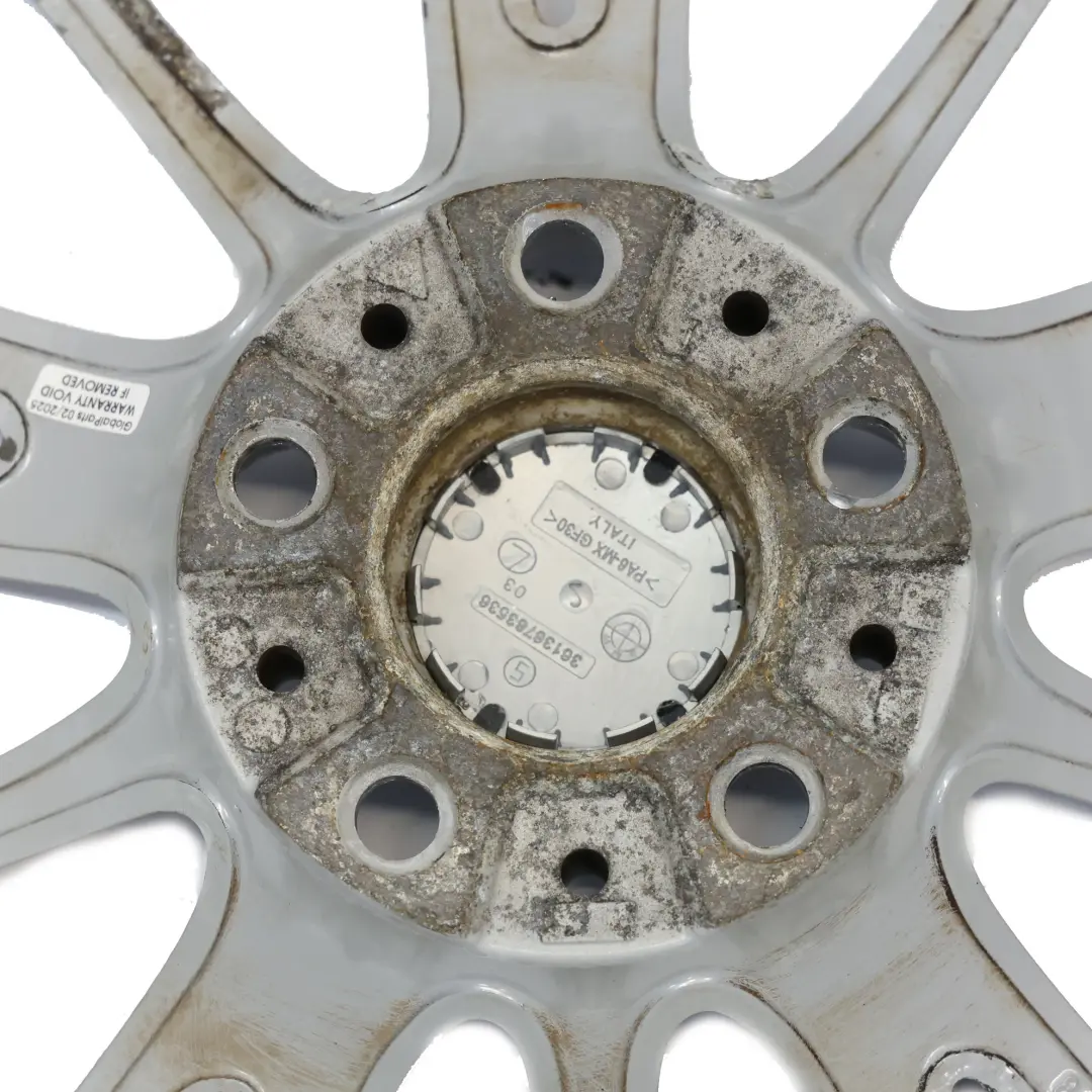 BMW E90 E91 E92 E93 Silver Front Alloy Wheel Rim 18" ET:34 8J M Spider Spoke 193 - SKU 8036933-13 - Part number 8036933
