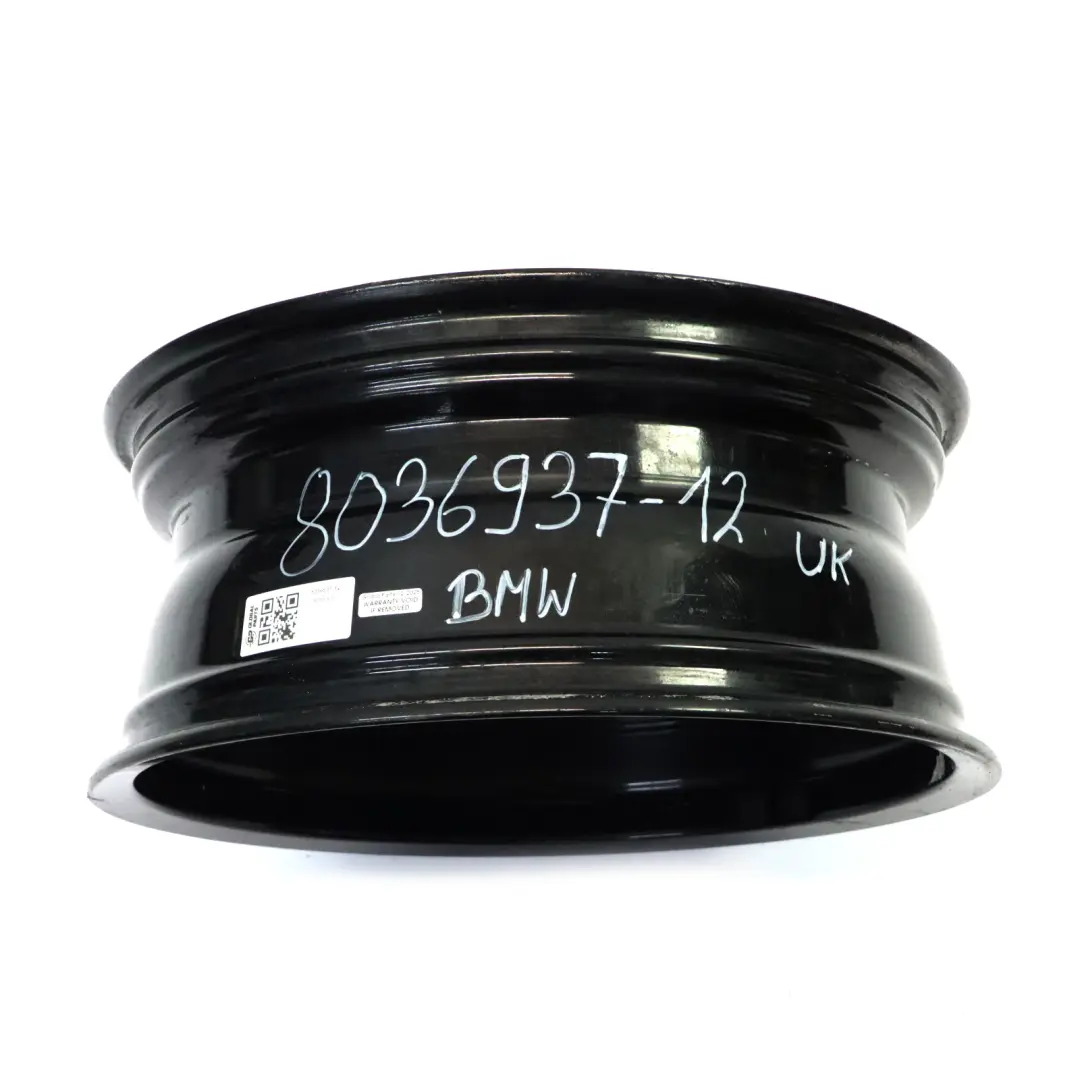 BMW E81 E82 E87 E88 Black Wheel Alloy Rim 17" 7J ET:47 M Double Spoke 207 - SKU 8036937-12 - Part number 8036937
