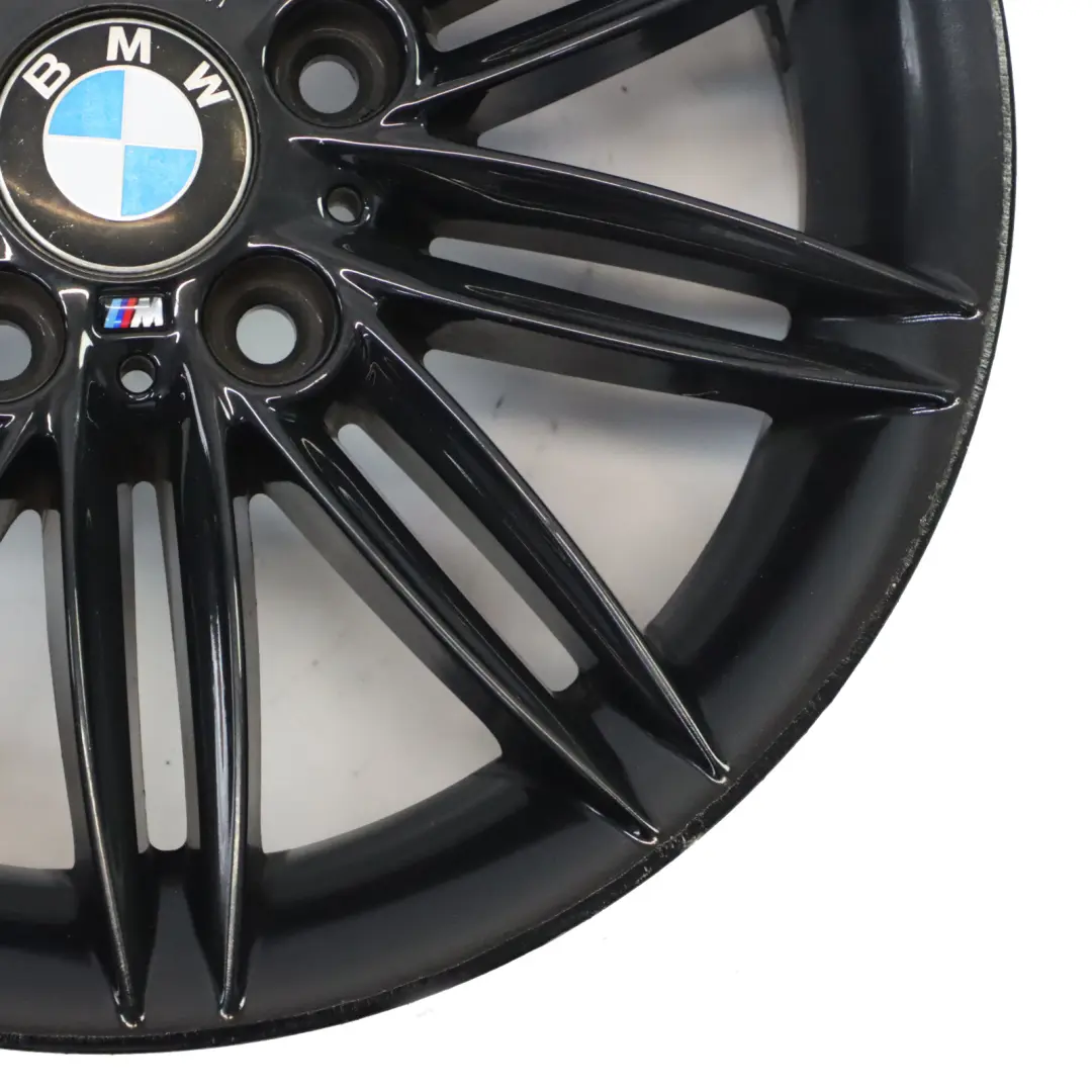 Alloy Rim 17" 7J ET:47 M Double Spoke 207 to BMW E81 E82 E87 E88 Black Wheel with Part number 8036937 BMW E81 E82 E87 E88 Black Wheel Alloy Rim 17" 7J ET:47 M Double Spoke 207 - SKU 8036937-12 - Part number 8036937