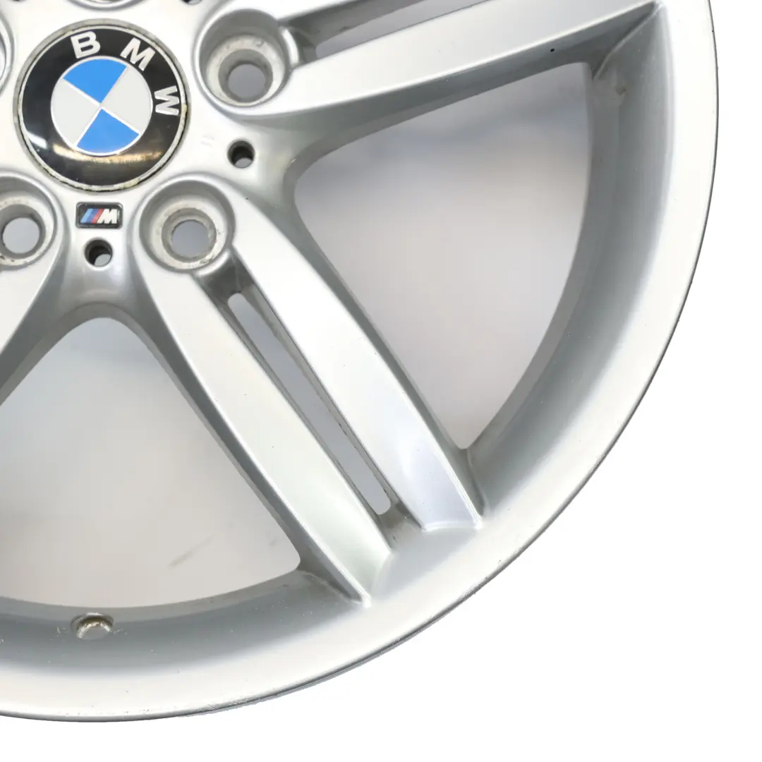 BMW E81 E87 Silberne Leichtmetallfelge Hinten 18" M Doppelspeiche 208 8J - SKU 8036940-1 - Teilenummer 8036940